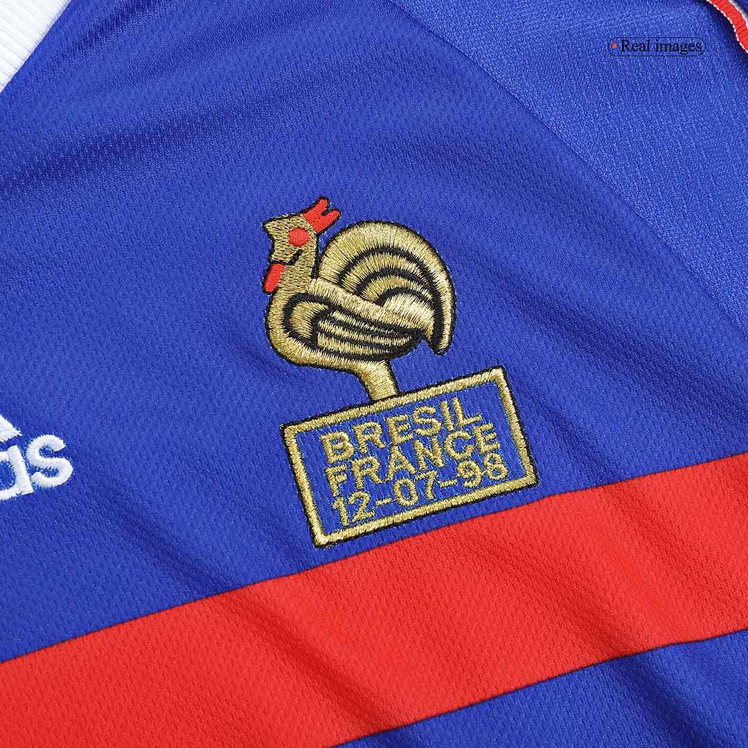 1998 France World Cup Home Retro Jersey Long Sleeve - view 10