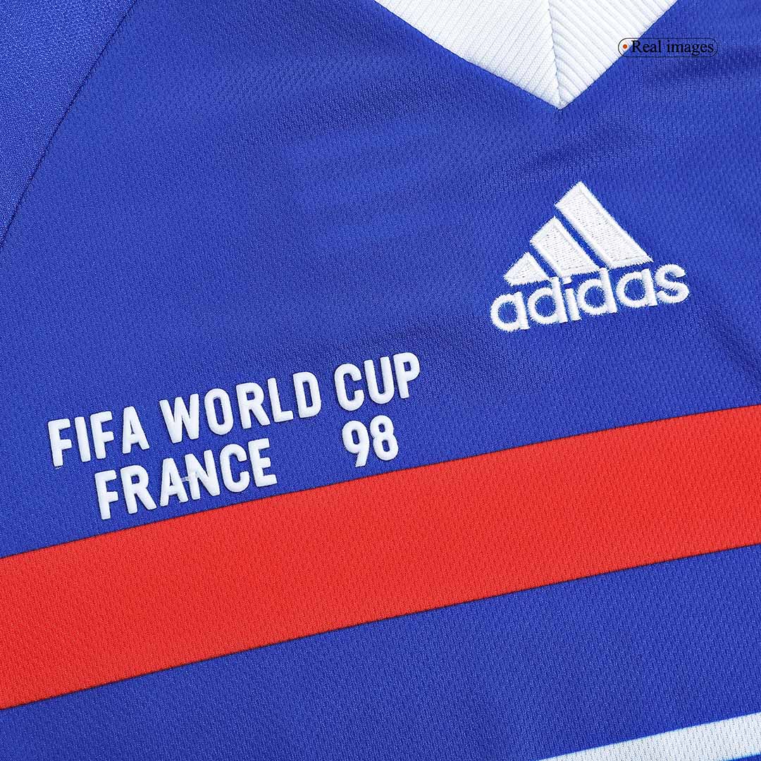1998 France World Cup Home Retro Jersey Long Sleeve - view 11