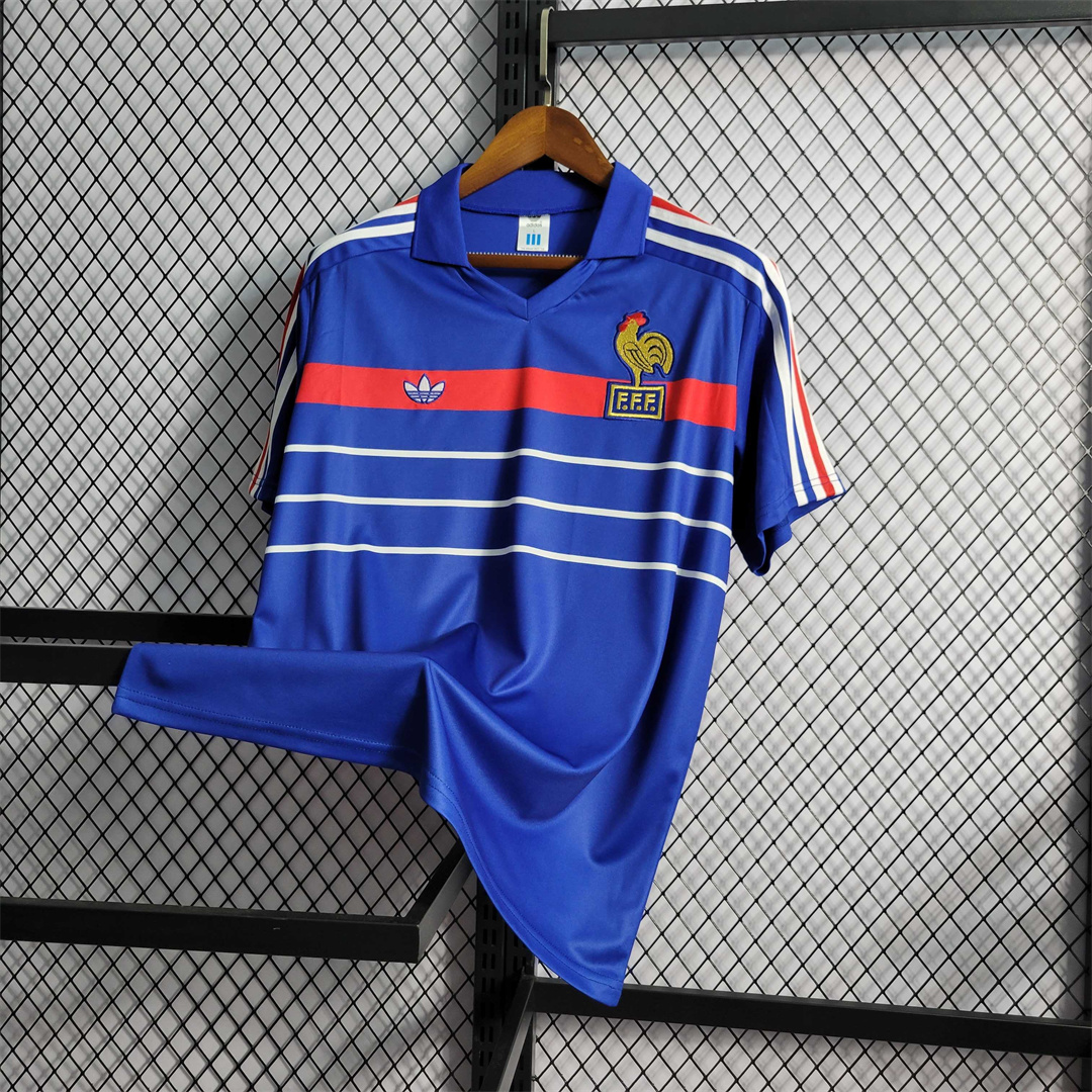 1984 France World Cup Home Retro Jersey - view 4