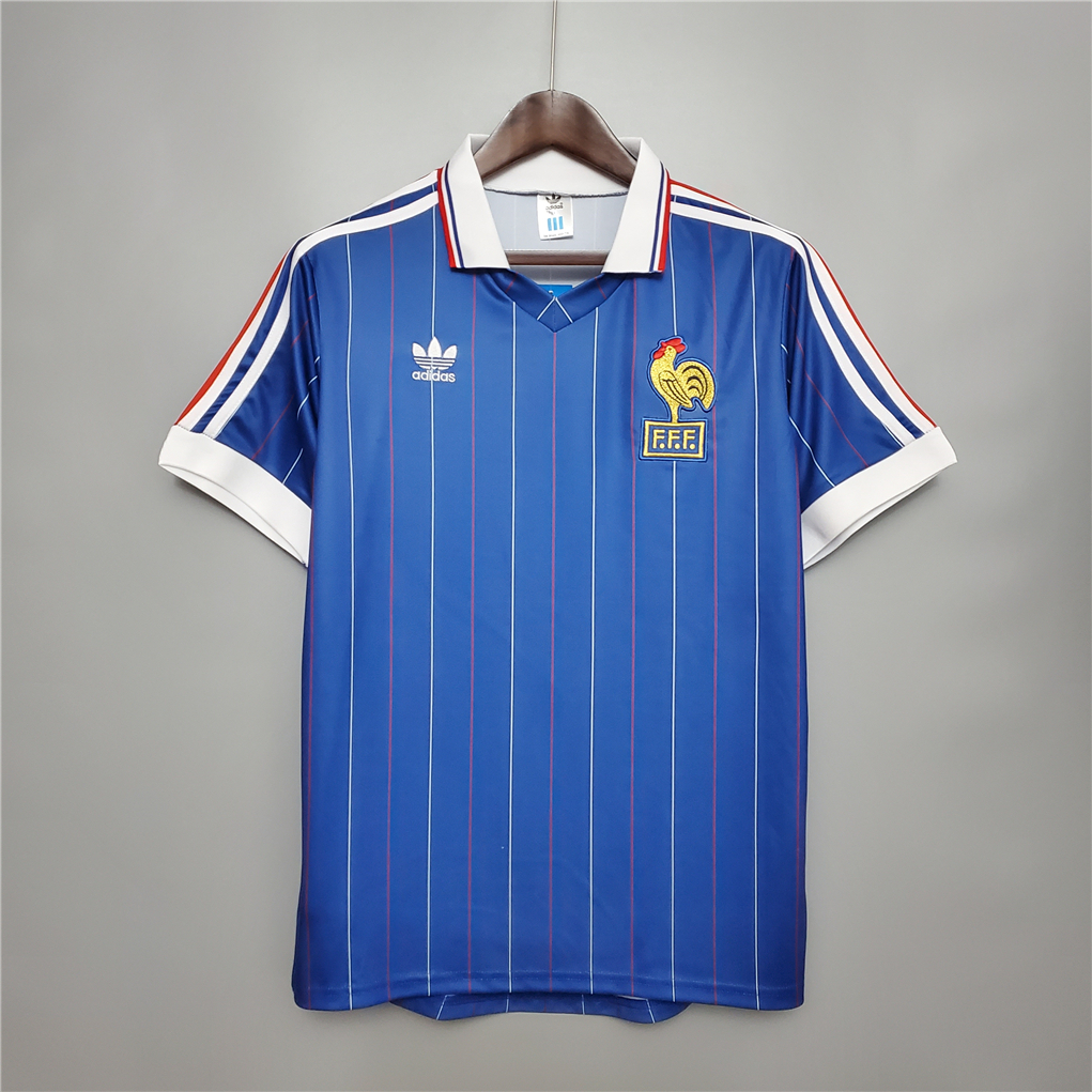 1982 France World Cup Home Retro Jersey