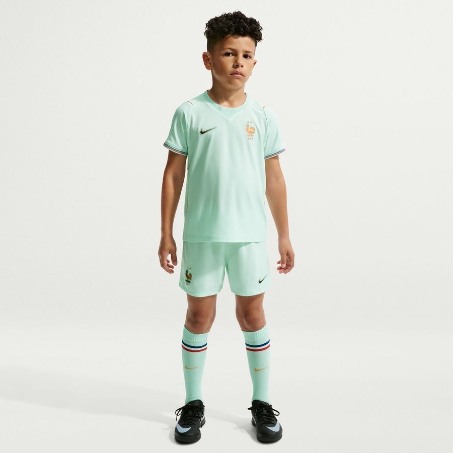 2026 France Away World Cup Soccer Kids Kit Jersey+Shorts+Socks