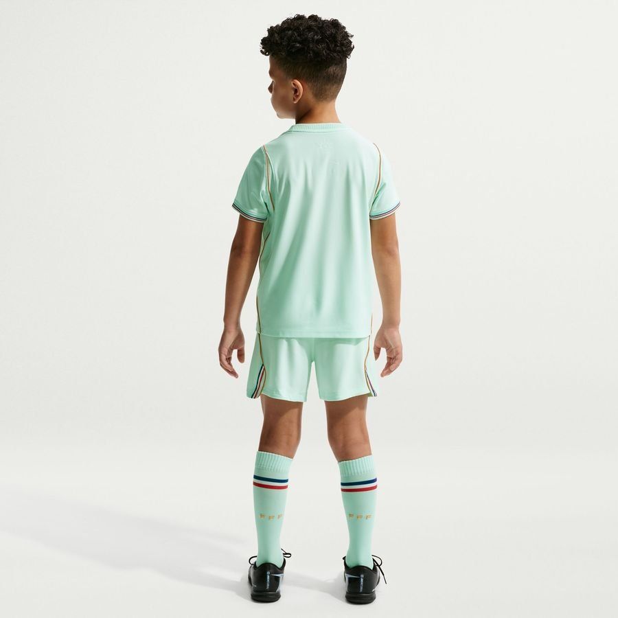2026 France Away World Cup Soccer Kids Kit Jersey+Shorts+Socks - view 3