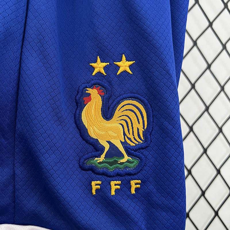 2024 France Euro Cup Away Kids Kit  Jersey+Shorts - view 5