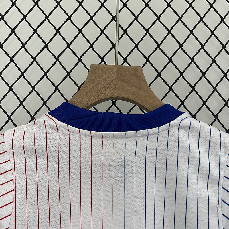 2024 France Euro Cup Away Kids Kit  Jersey+Shorts - view 8