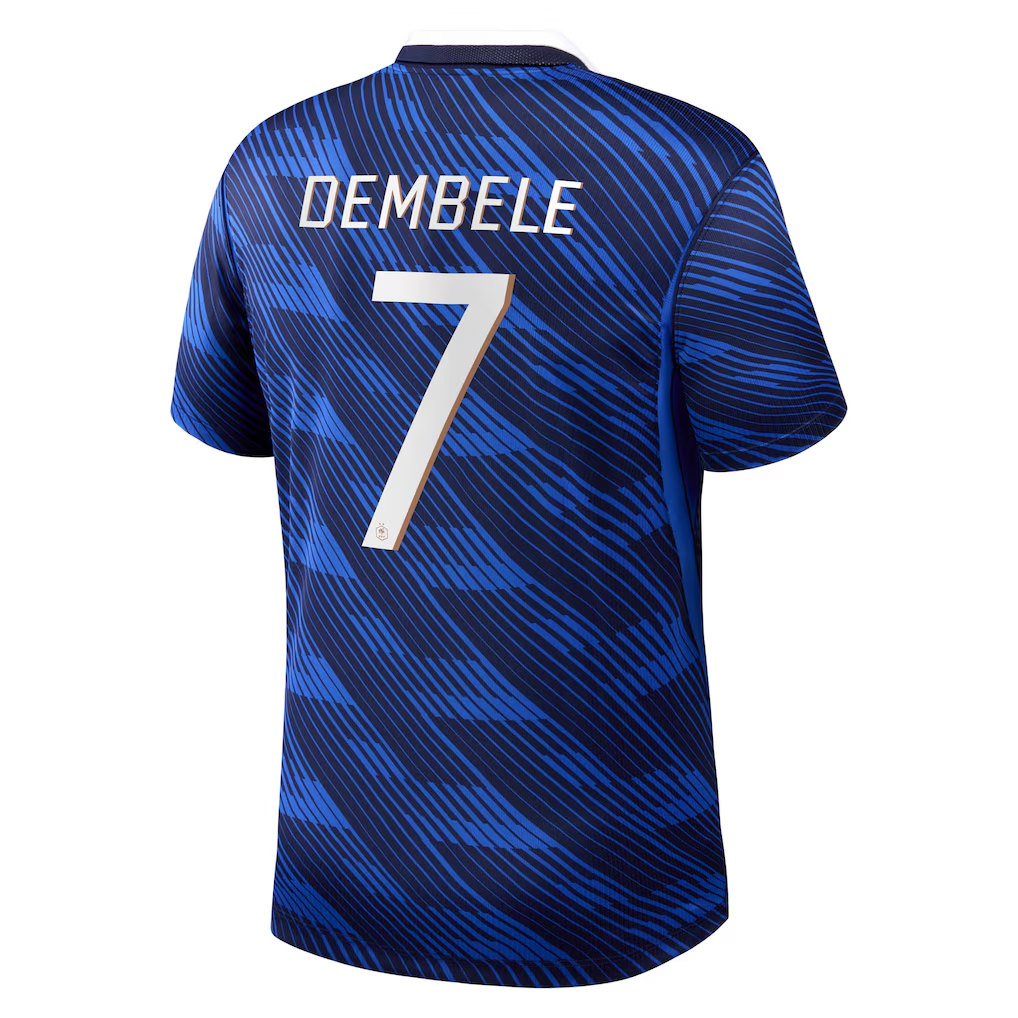Maillot France Nike FFF Domicile Stadium 26 avec flocage Dembele 7 - view 4