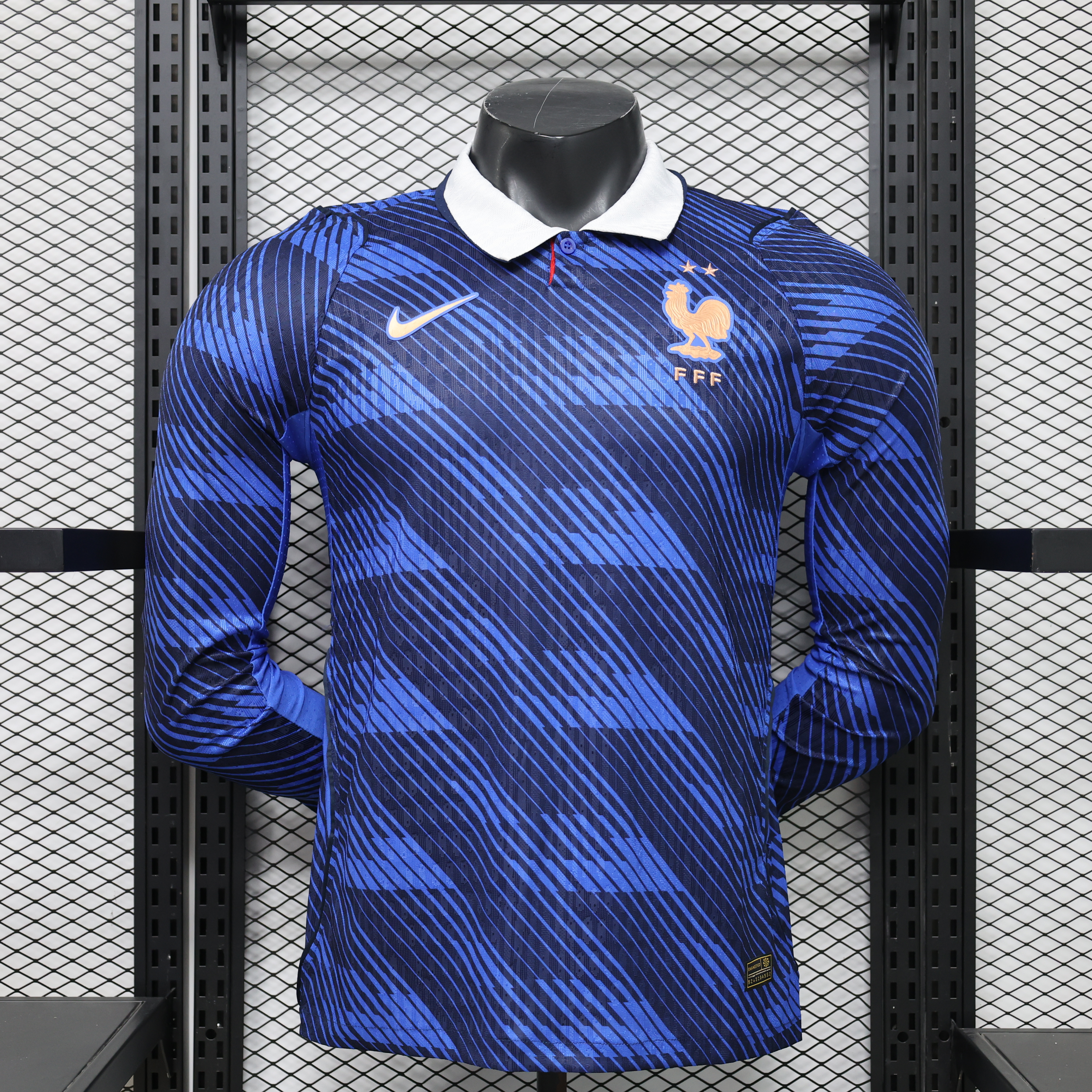 2026 France Home World Cup Soccer Jersey Authentic Shirt Long Sleeve