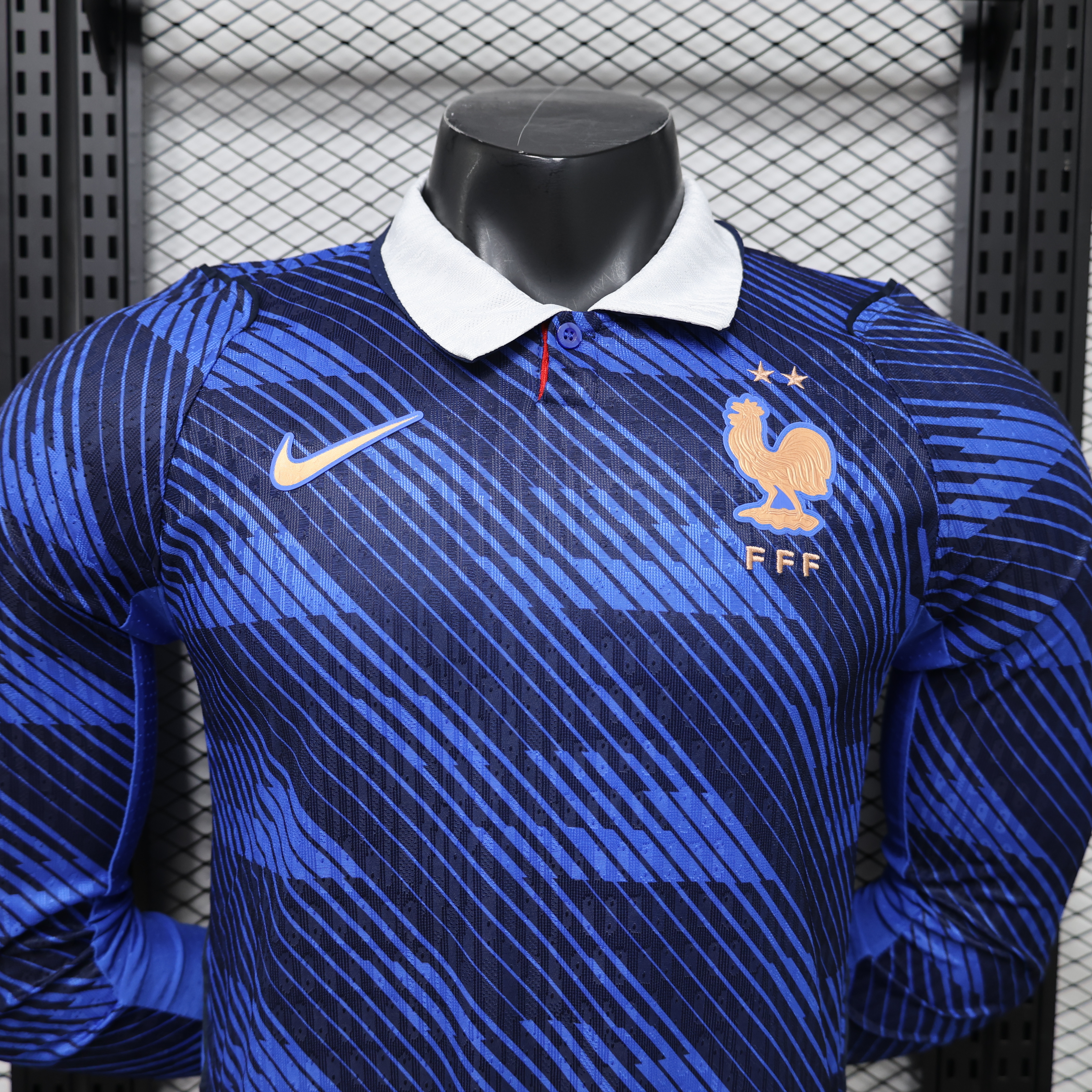 2026 France Home World Cup Soccer Jersey Authentic Shirt Long Sleeve - view 4