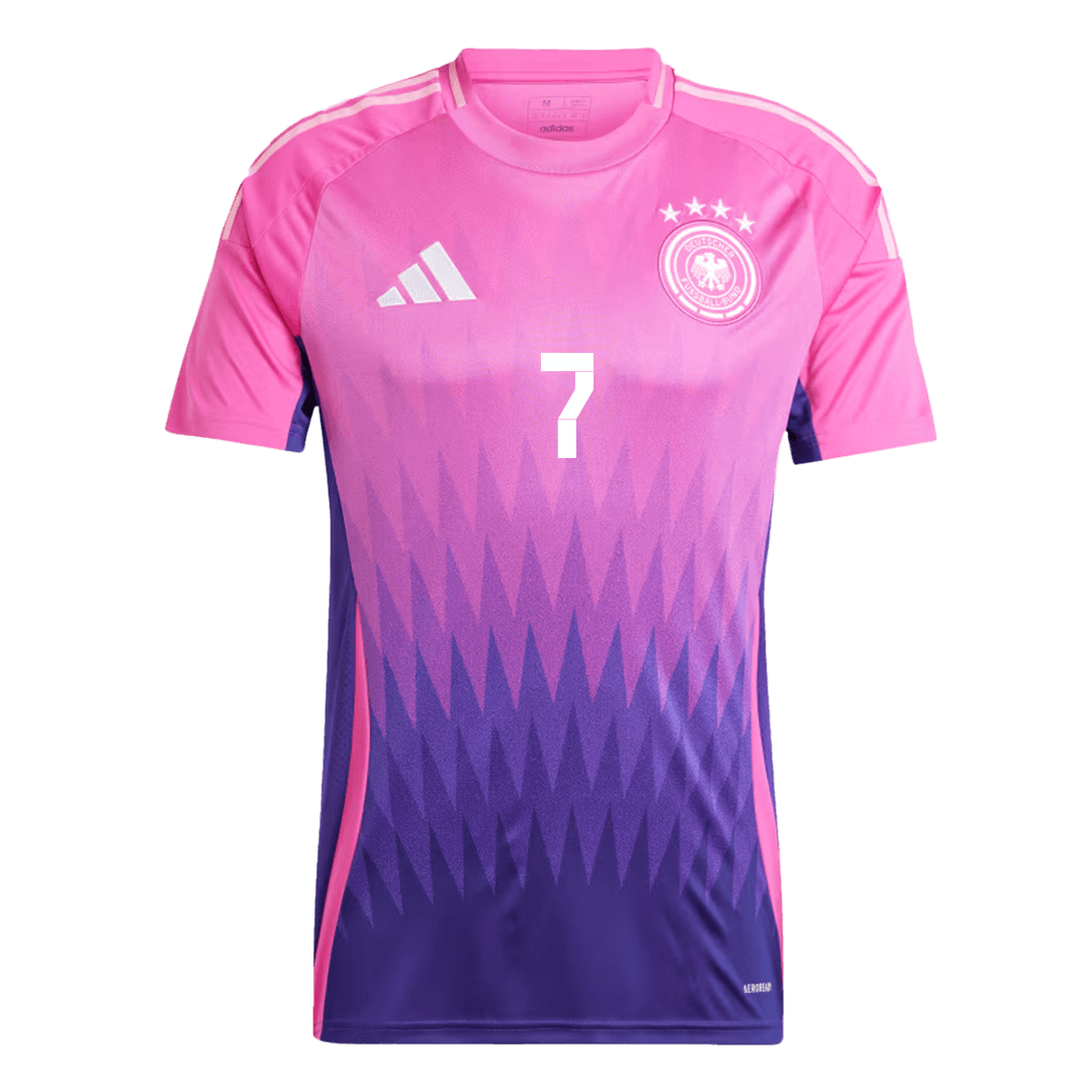 2024 Germany HAVERTZ #7  Euro Cup Away Soccer Jersey - view 4