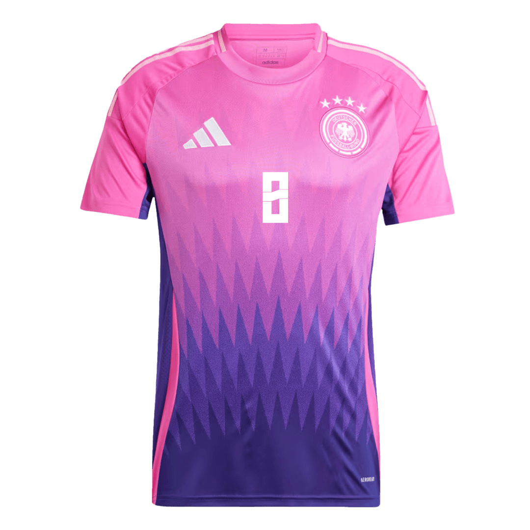 2024 Germany KROOS #8  Euro Cup Away Soccer Jersey - view 4