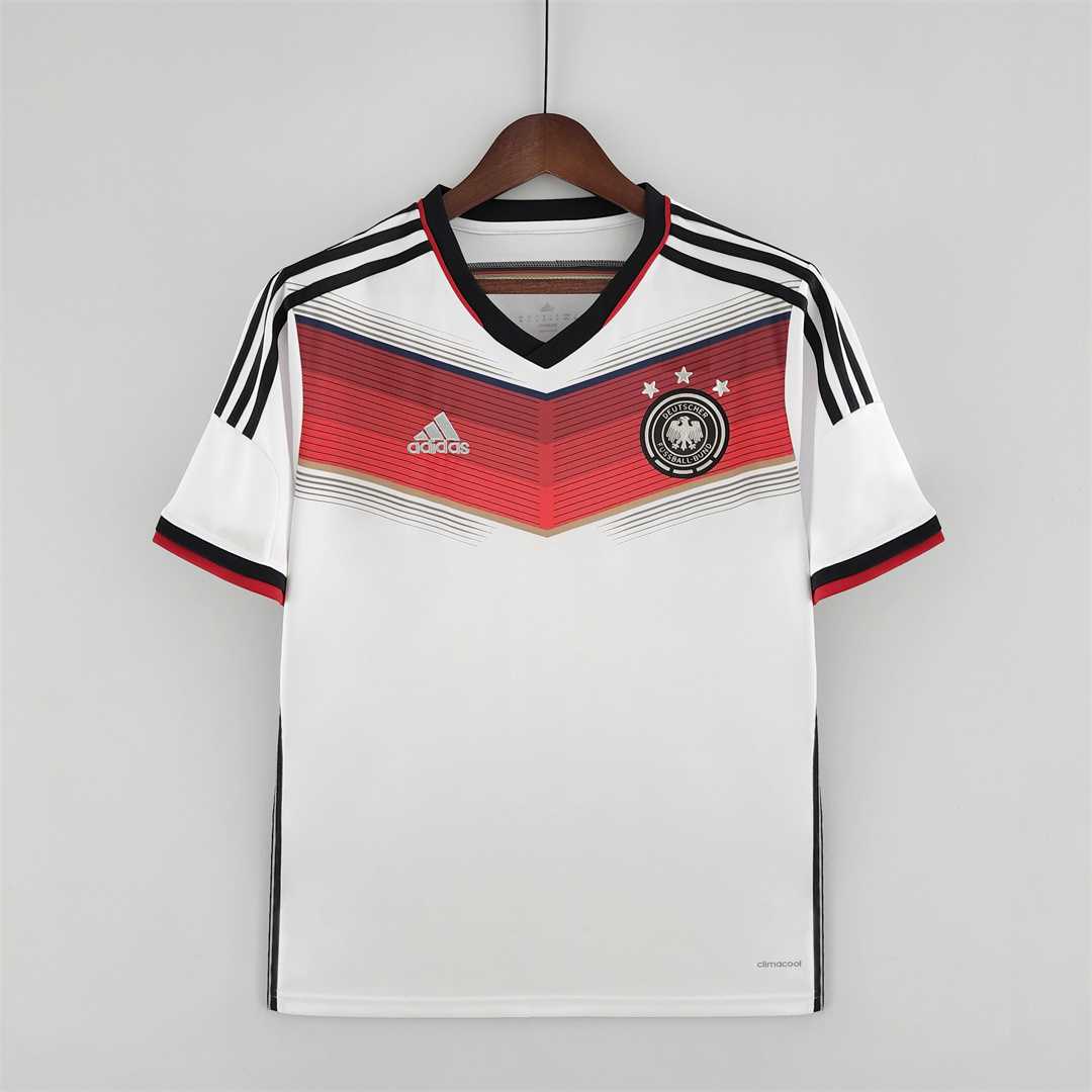 2014 Germany World Cup Home Retro 3 Stars Jersey