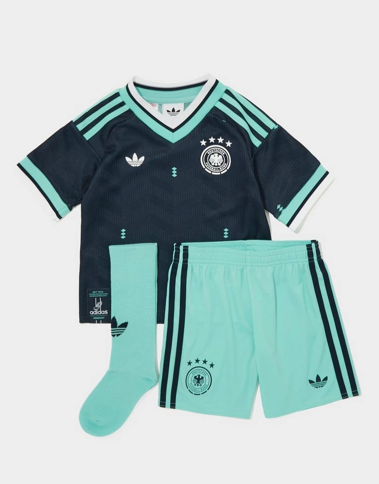 2026 Germany Away World Cup Soccer Kids full Kit Jersey+Shorts+Socks