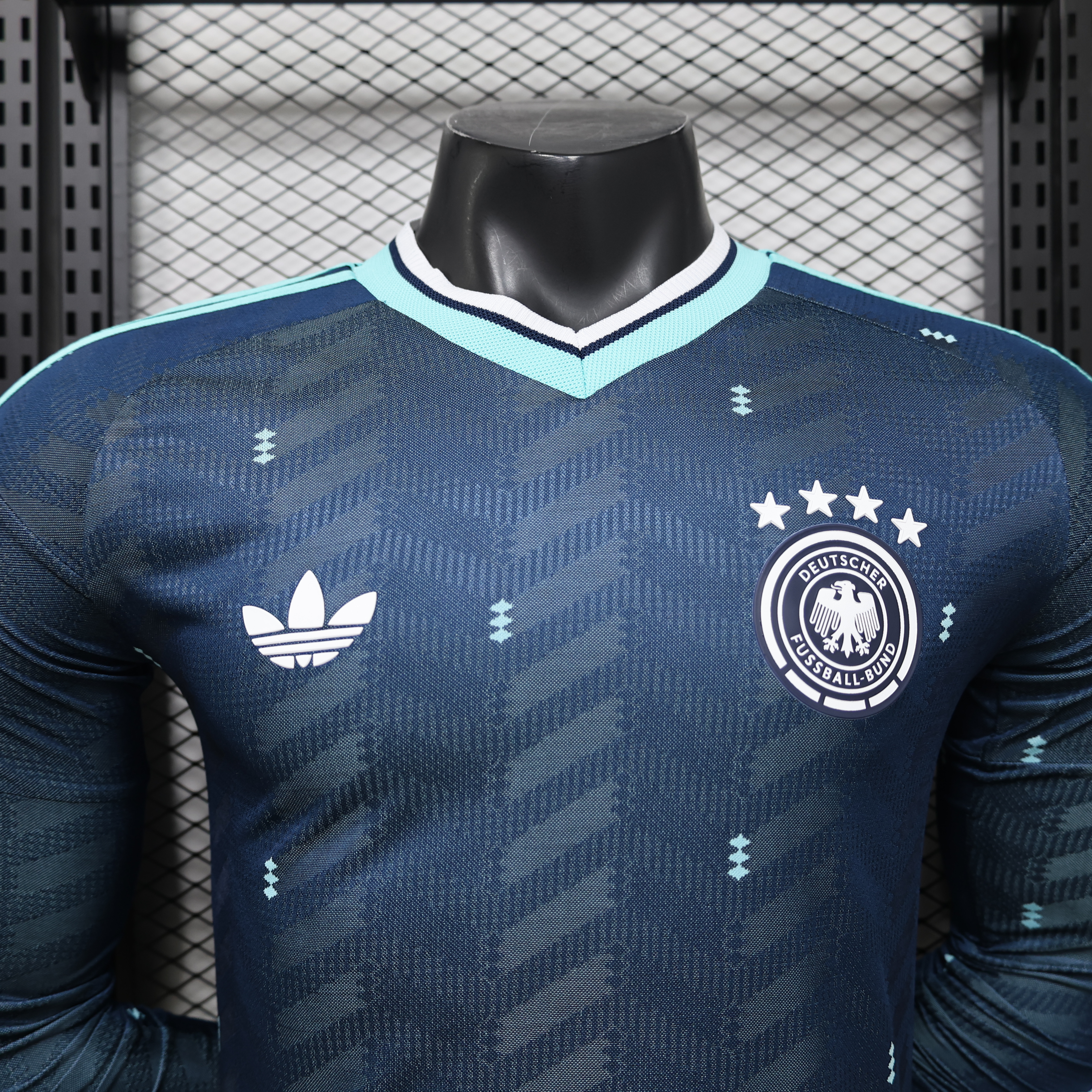 25-26 Germany Away Soccer Jersey Authentic Shirt Long Sleeve - view 11