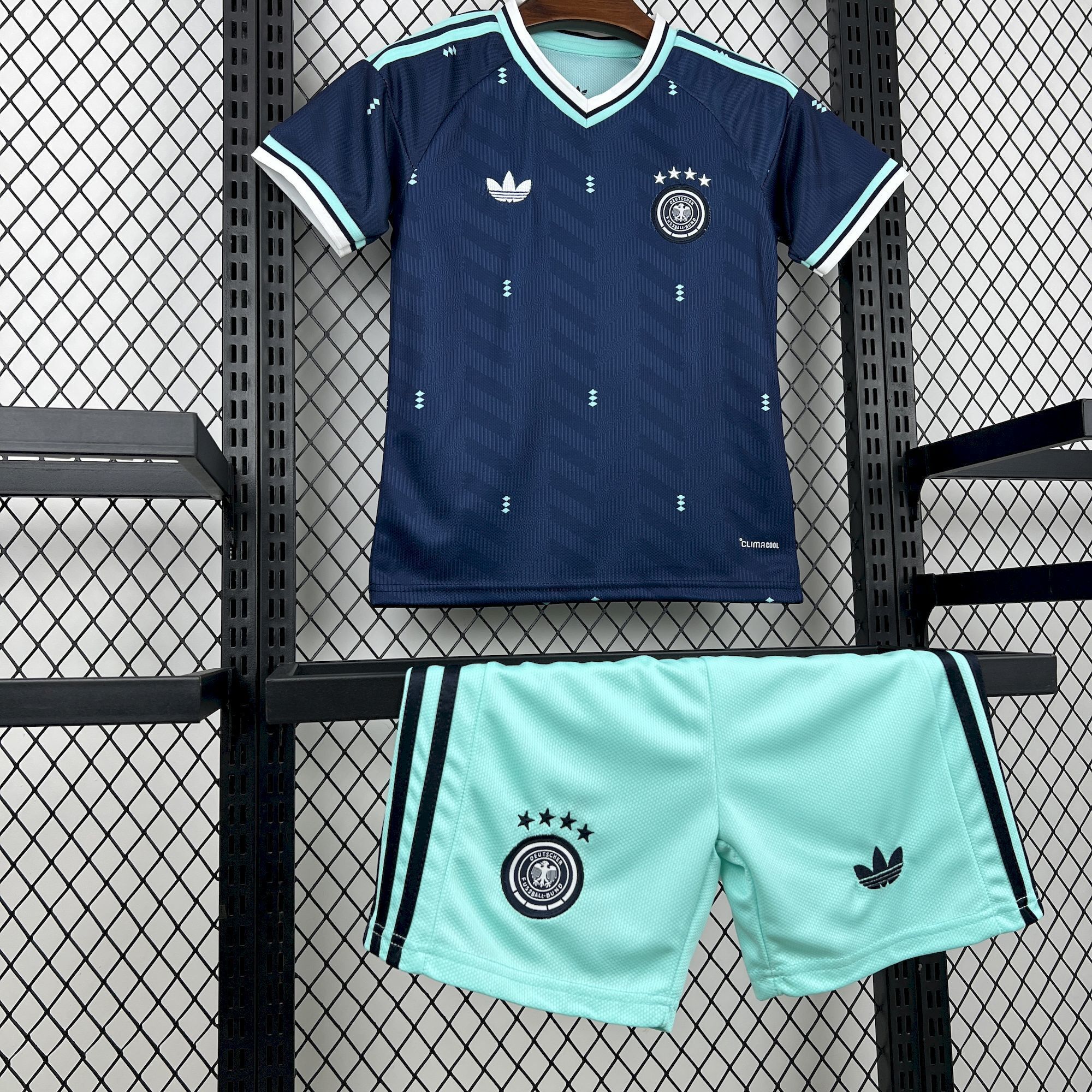 2026 Germany Away World Cup Soccer Kids Kit Jersey+Shorts - view 4