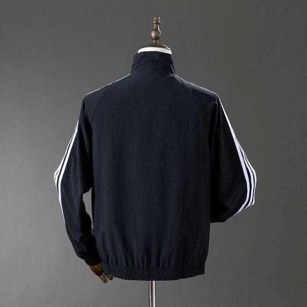 1990 Germany Retro Reversible Double-Sides Windbreaker Jacket - view 3
