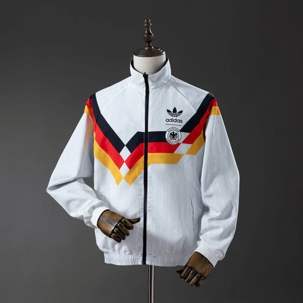1990 Germany Retro Reversible Double-Sides Windbreaker Jacket - view 4