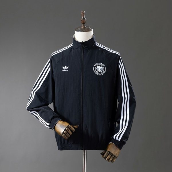 1990 Germany Retro Reversible Double-Sides Windbreaker Jacket - view 5