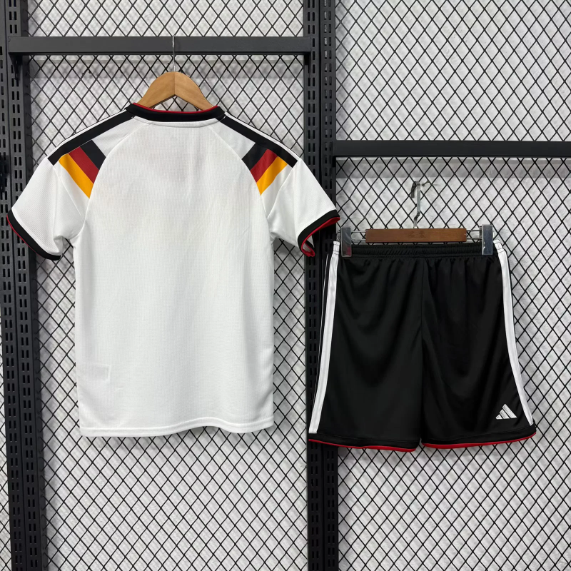 2026 Germany Home World Cup Soccer Kids Kit Jersey+Shorts - view 3