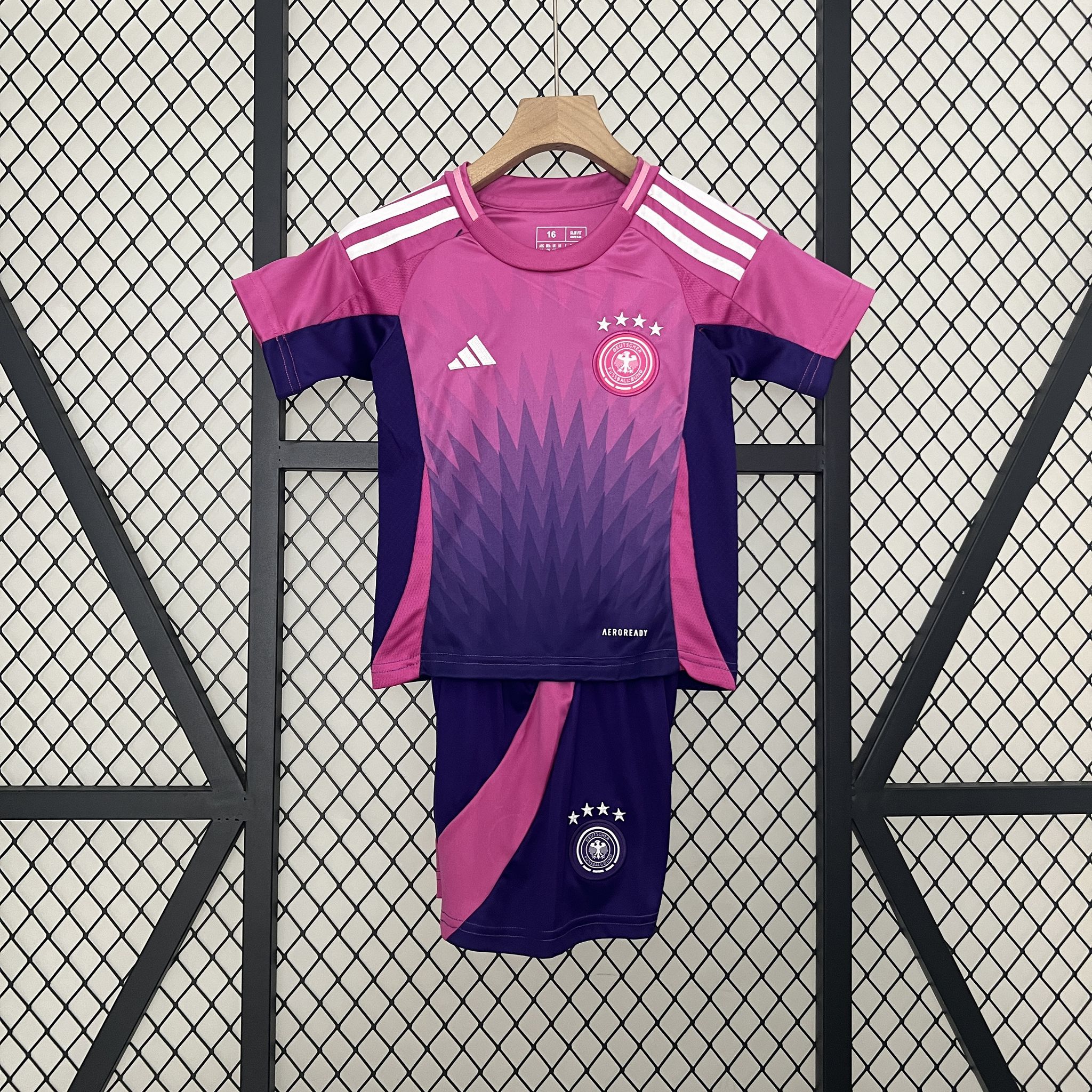 2024 Germany Euro Cup Away Kids Kit Jersey+Shorts