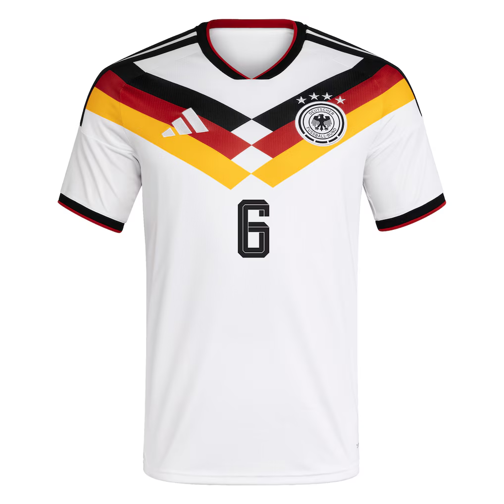 Germany National Team adidas Home Shirt 2026 with Kimmich 6 printing - view 3