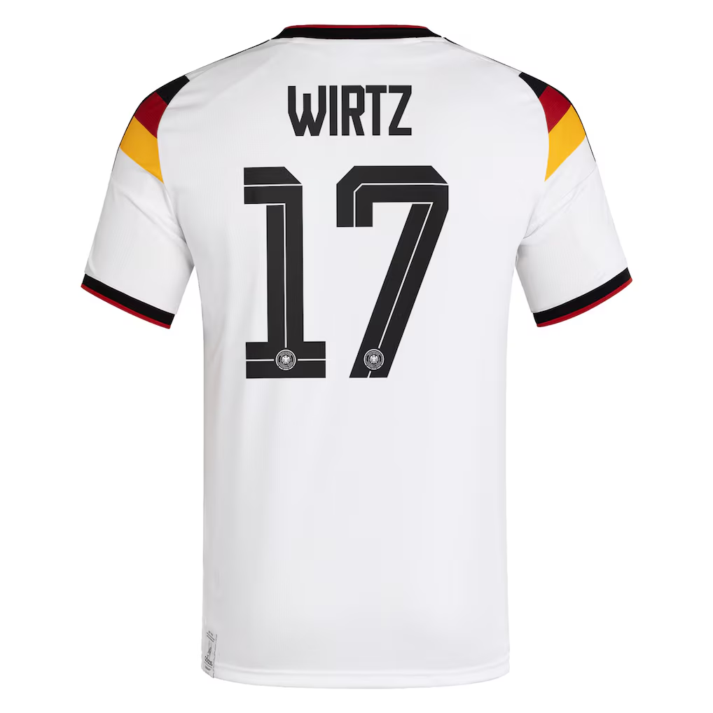 Germany National Team adidas Home Shirt 2026 with Wirtz 17 printing - view 3