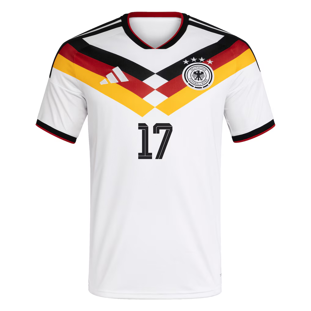 Germany National Team adidas Home Shirt 2026 with Wirtz 17 printing - view 4