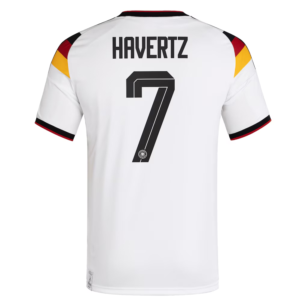 Germany National Team adidas Home Shirt 2026 with Havertz 7 printing - view 3