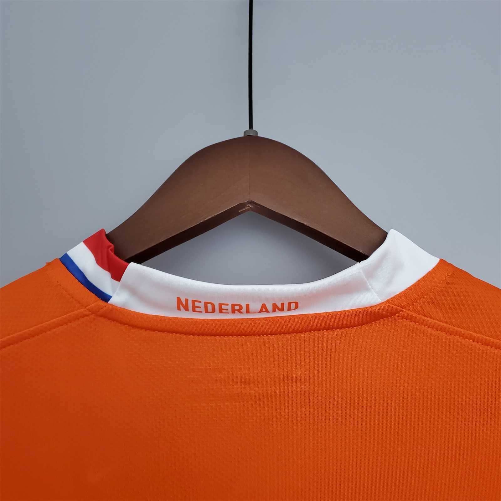 2008 Netherlands  Home Retro Jersey - view 6