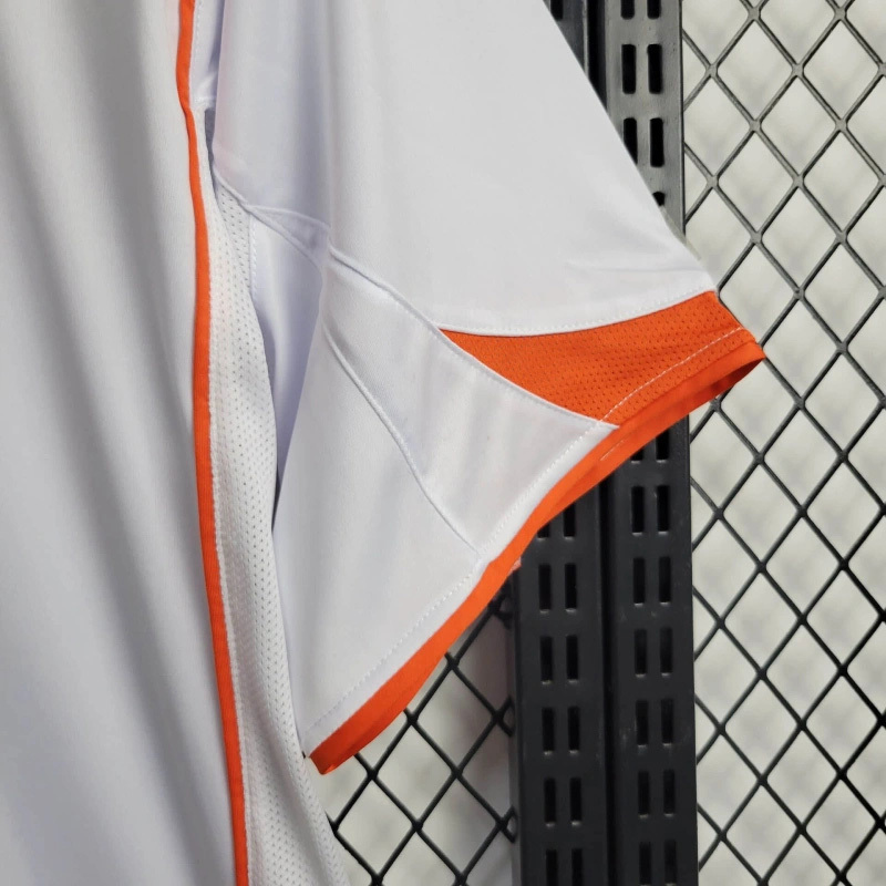 2004 Netherlands  Away Retro Jersey White - view 6