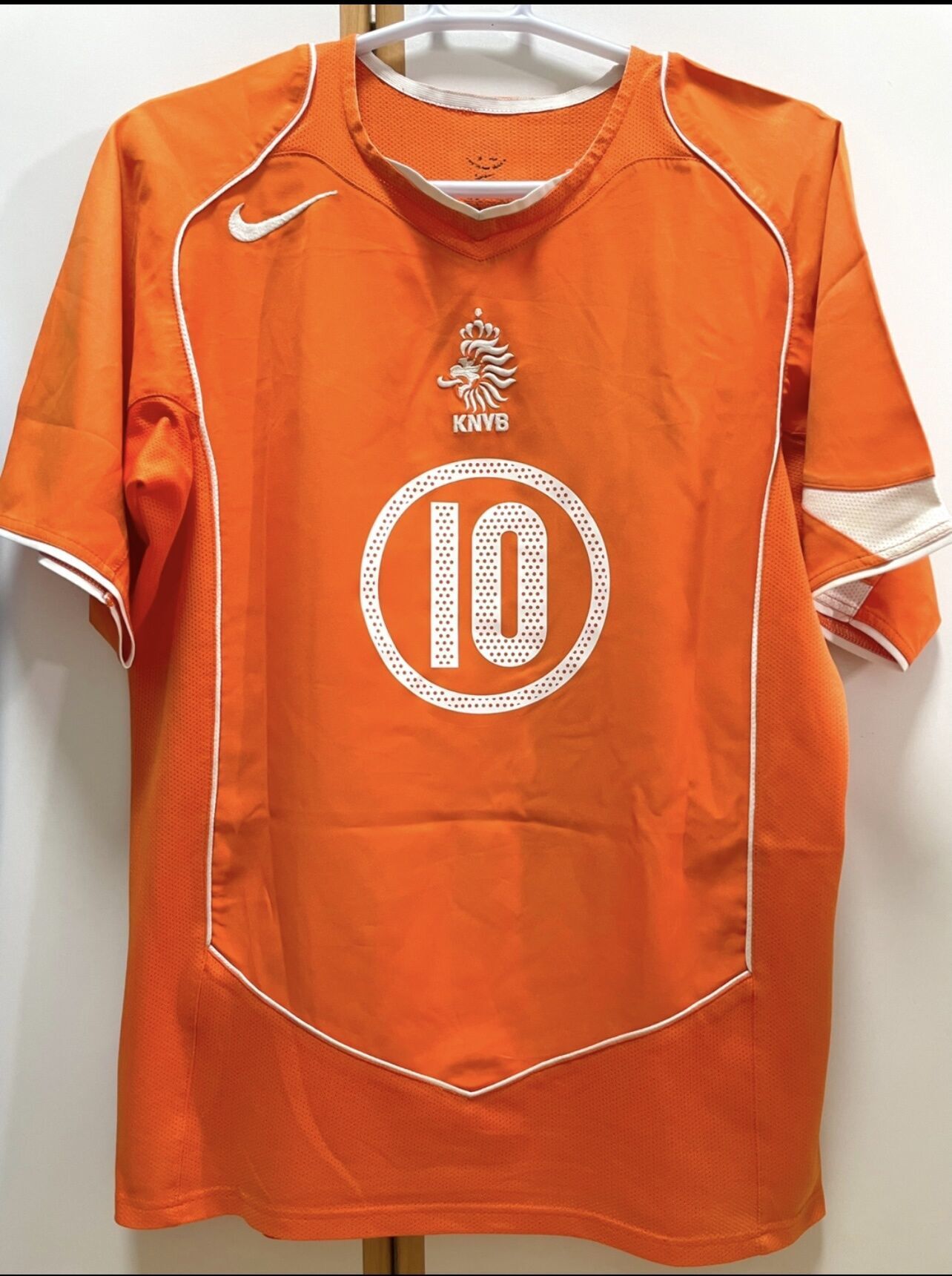 2004 Netherlands  Home Retro Jersey - view 9