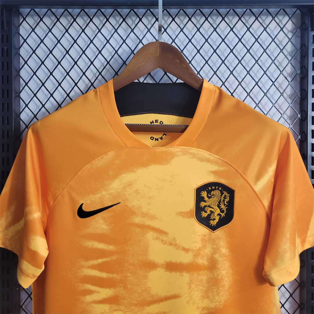 2022 Netherlands  World Cup Home Fan Edition Soccer Jersey - view 5