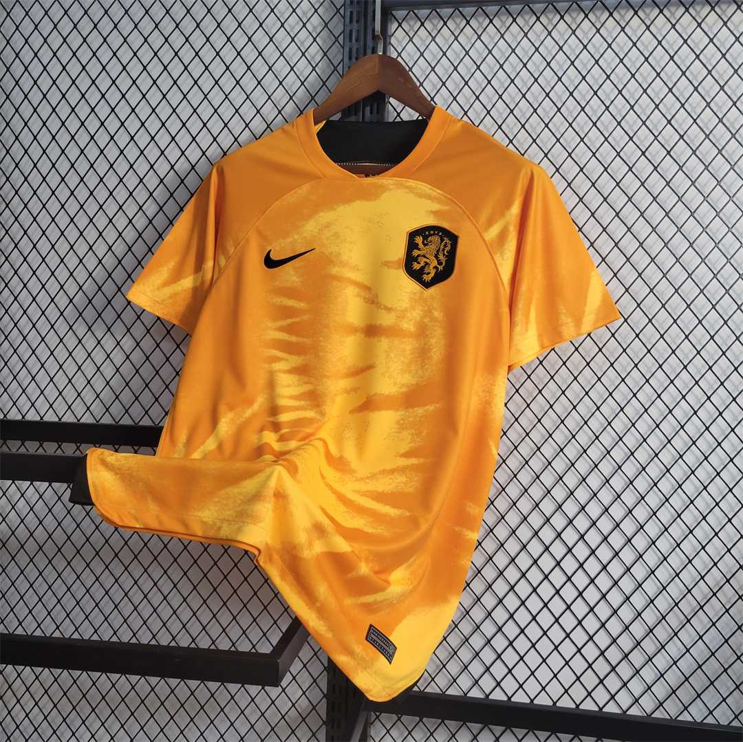 2022 Netherlands  World Cup Home Fan Edition Soccer Jersey - view 6