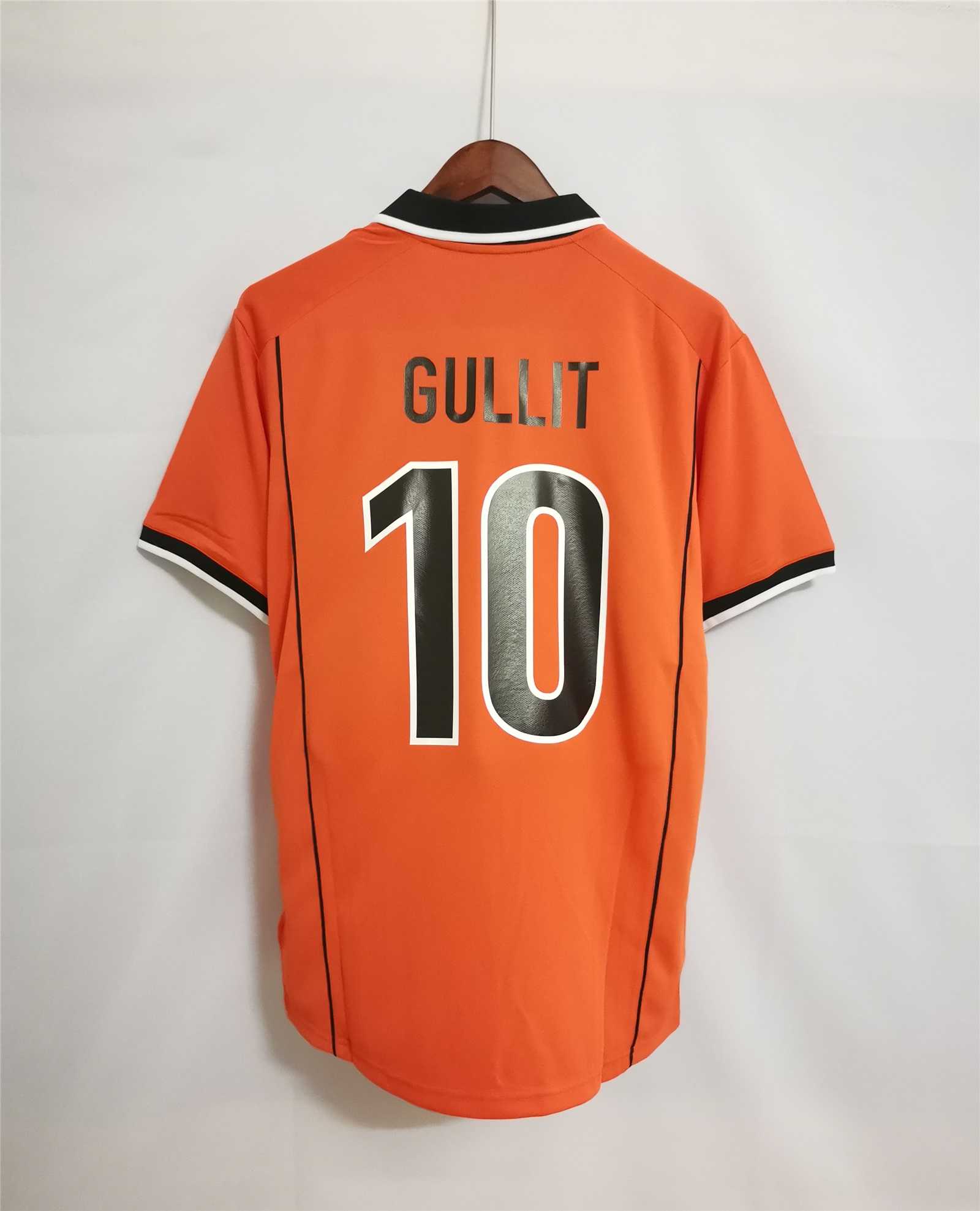 1998 Netherlands  Home World Cup Retro Jersey - view 12