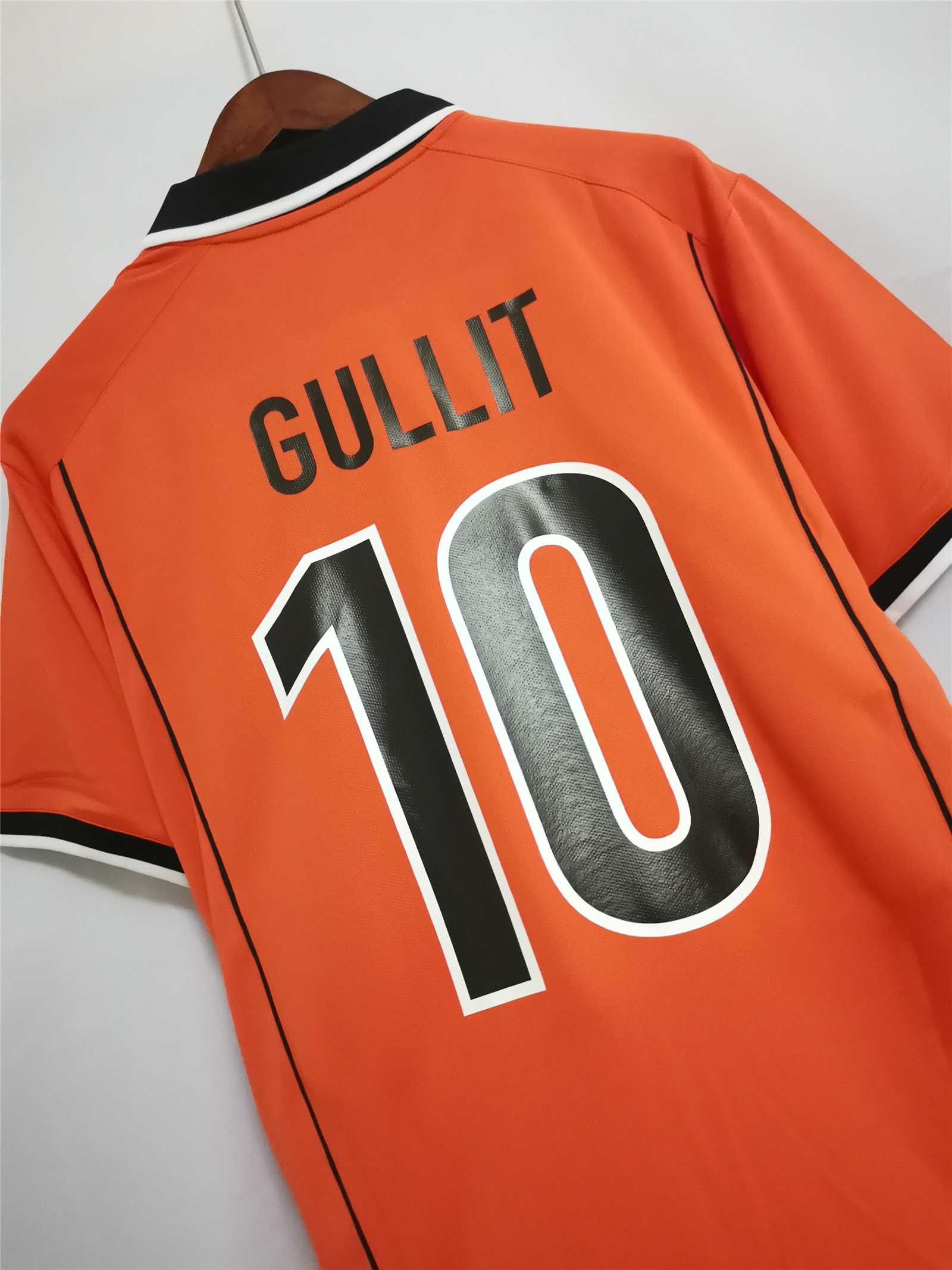 1998 Netherlands  Home World Cup Retro Jersey - view 13