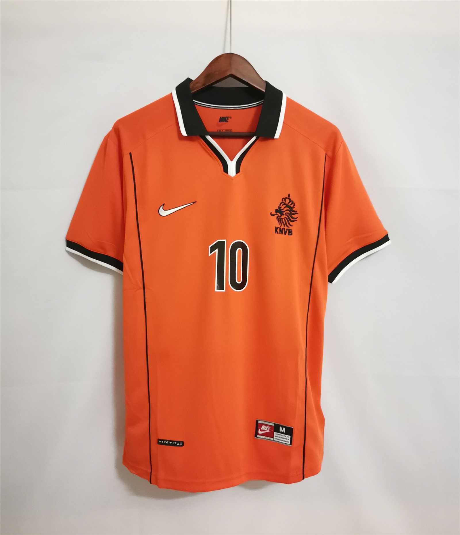 1998 Netherlands  Home World Cup Retro Jersey - view 14