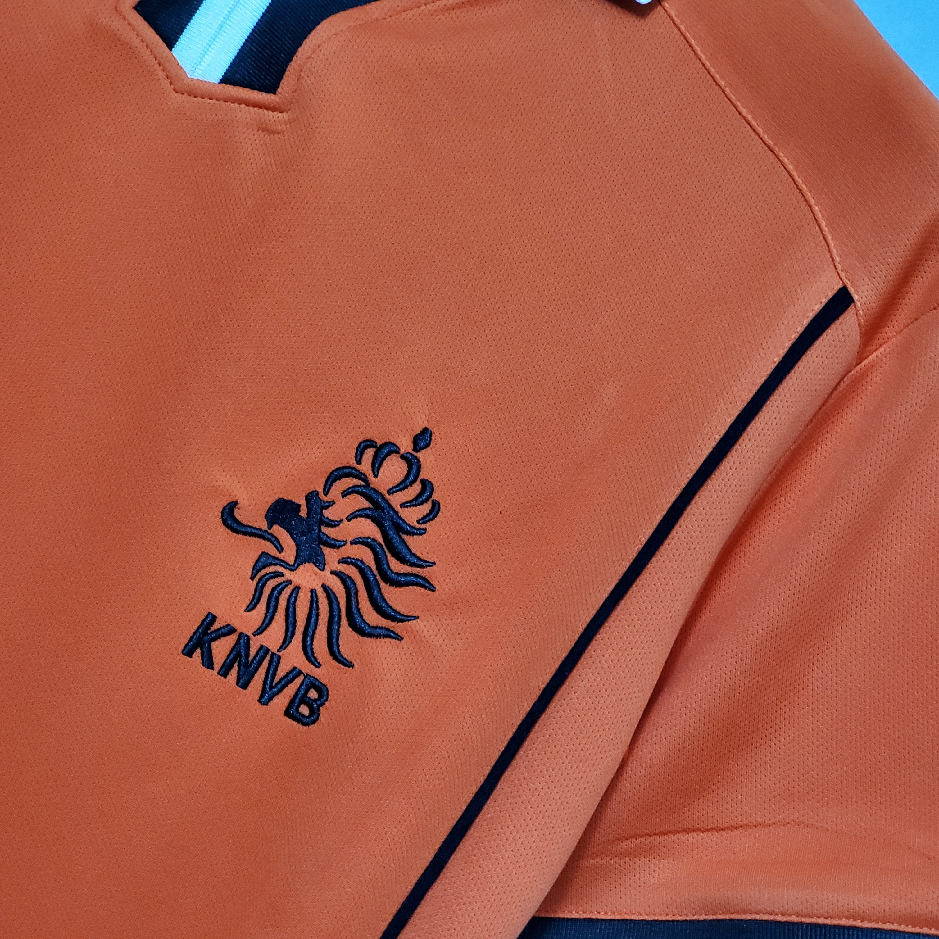 1998 Netherlands  Home World Cup Retro Jersey - view 6