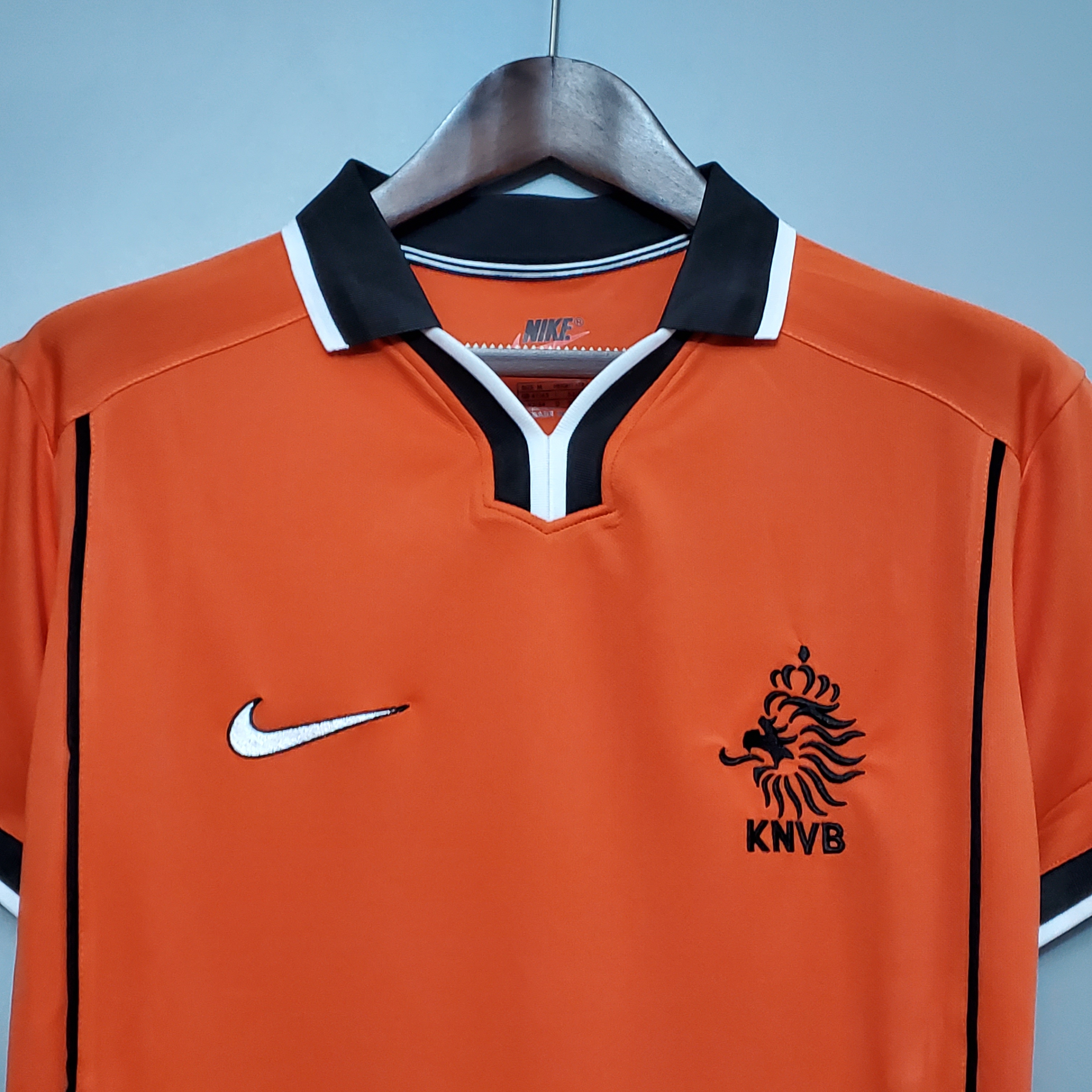 1998 Netherlands  Home World Cup Retro Jersey - view 11