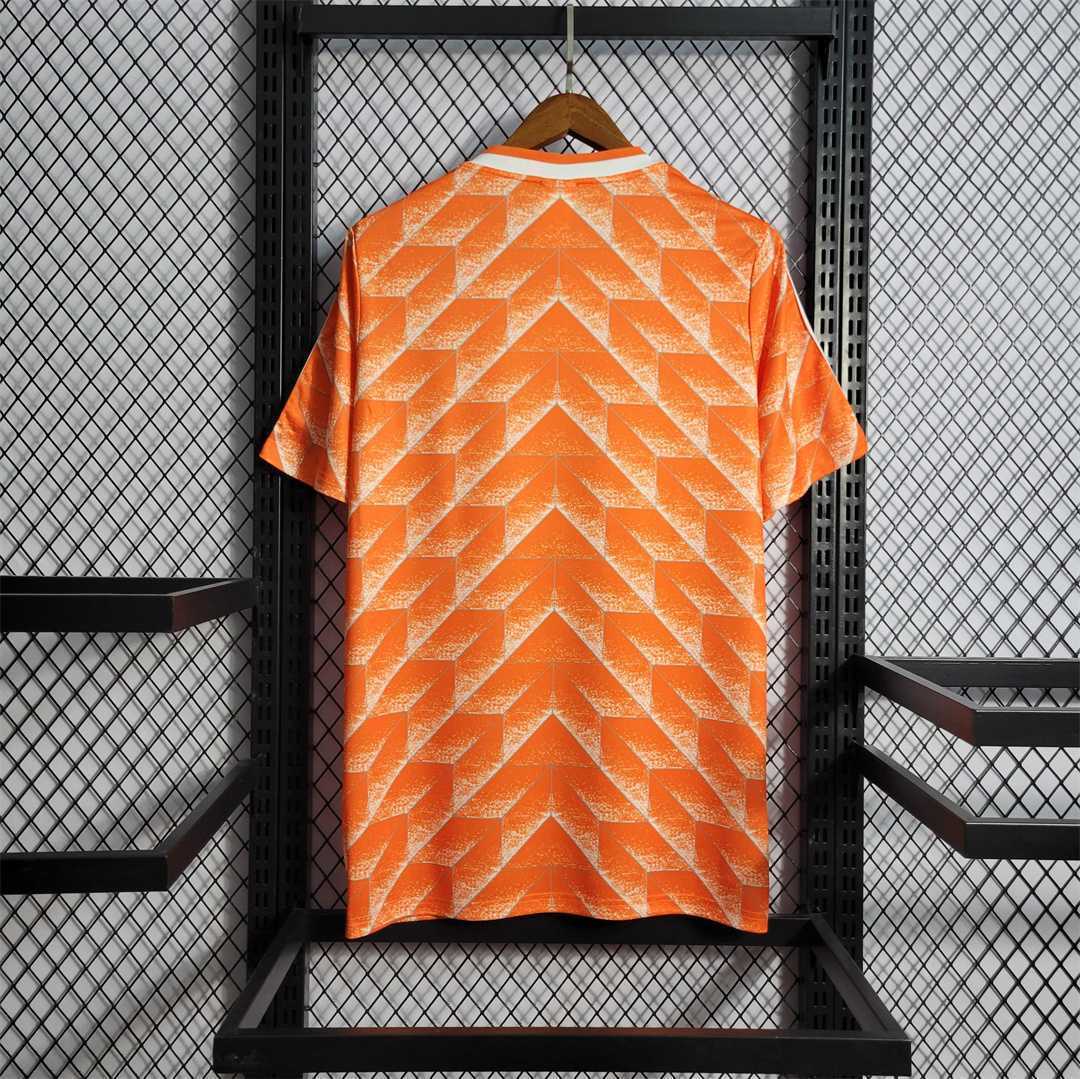 1988 Netherlands  Home World Cup Retro Jersey - view 3