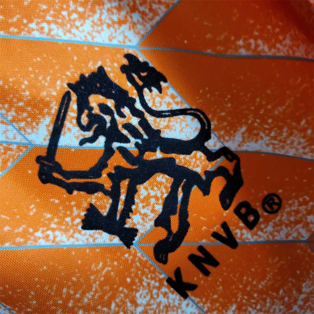 1988 Netherlands  Home World Cup Retro Jersey - view 10