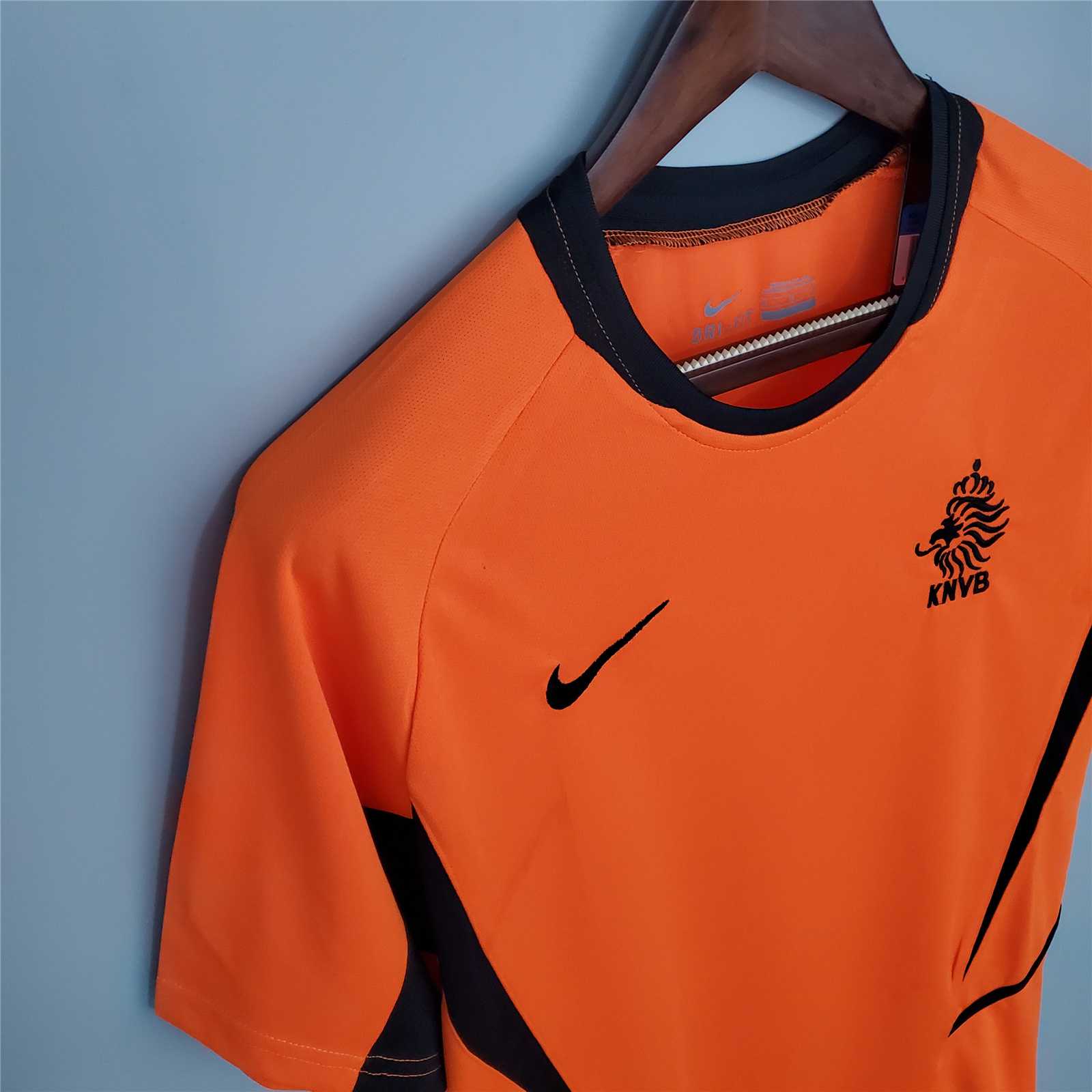 2002 Netherlands  Home Retro Jersey - view 4