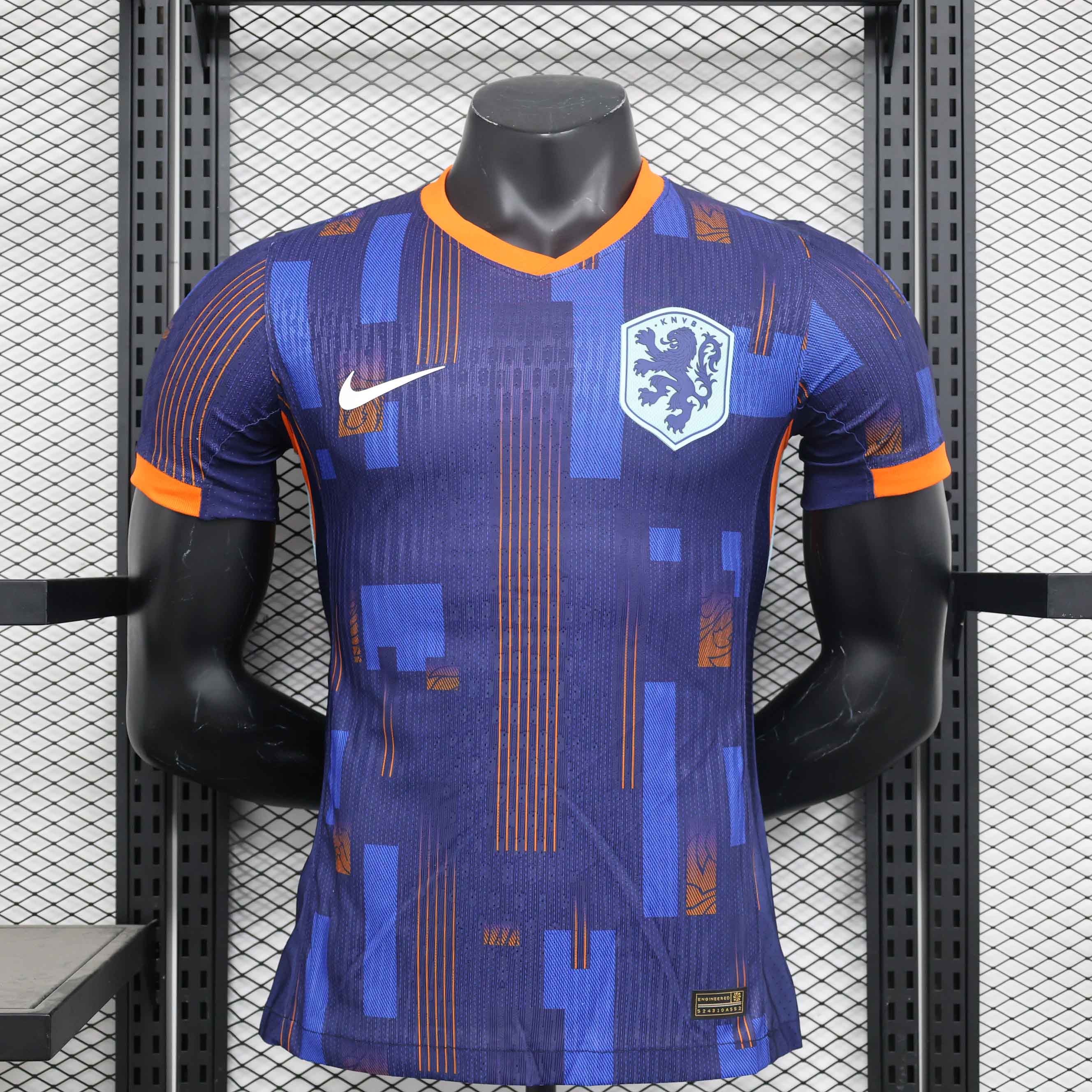 2024 Netherlands Euro Cup Away Jersey Player Version