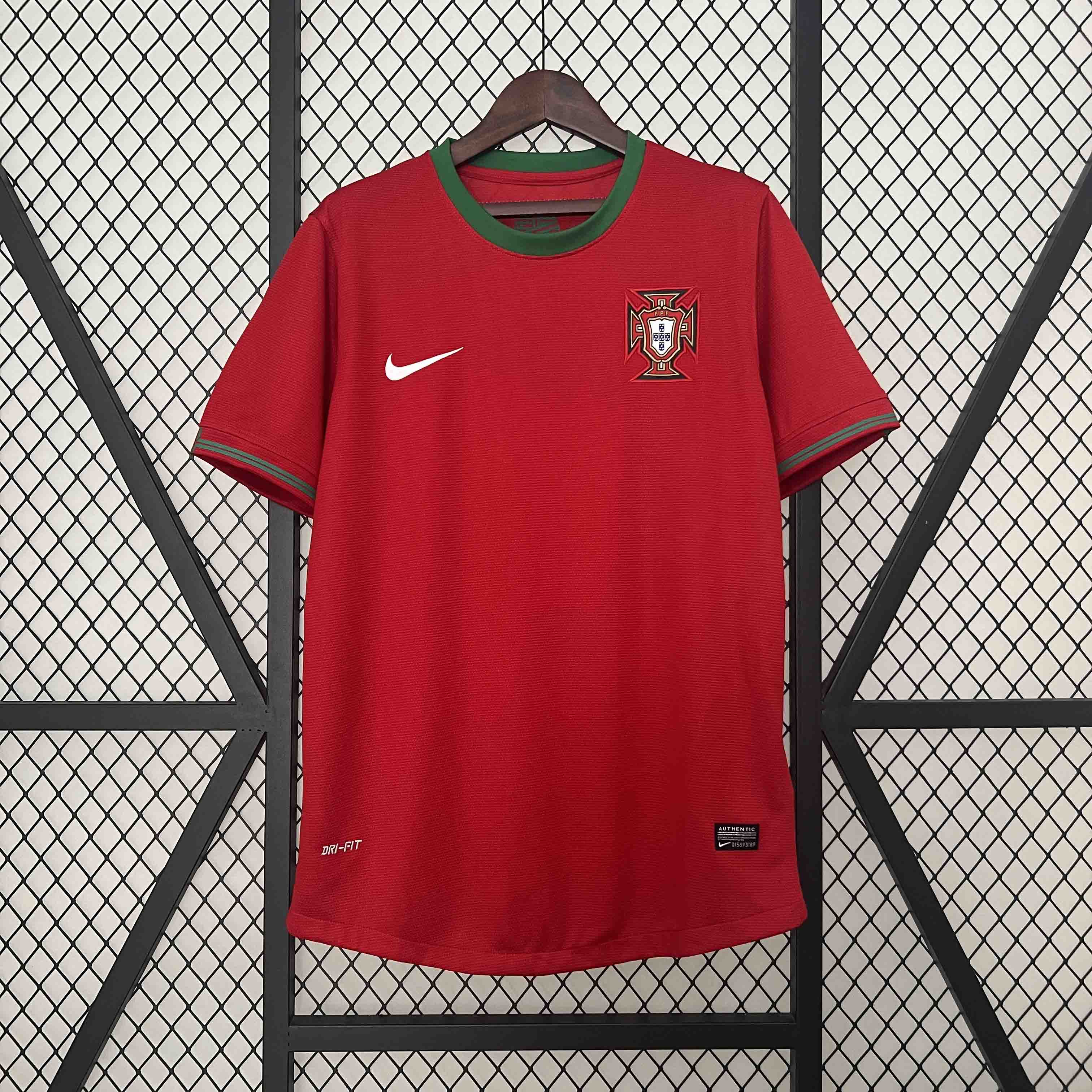 2012 Portugal  Euro Cup Home Retro Jersey