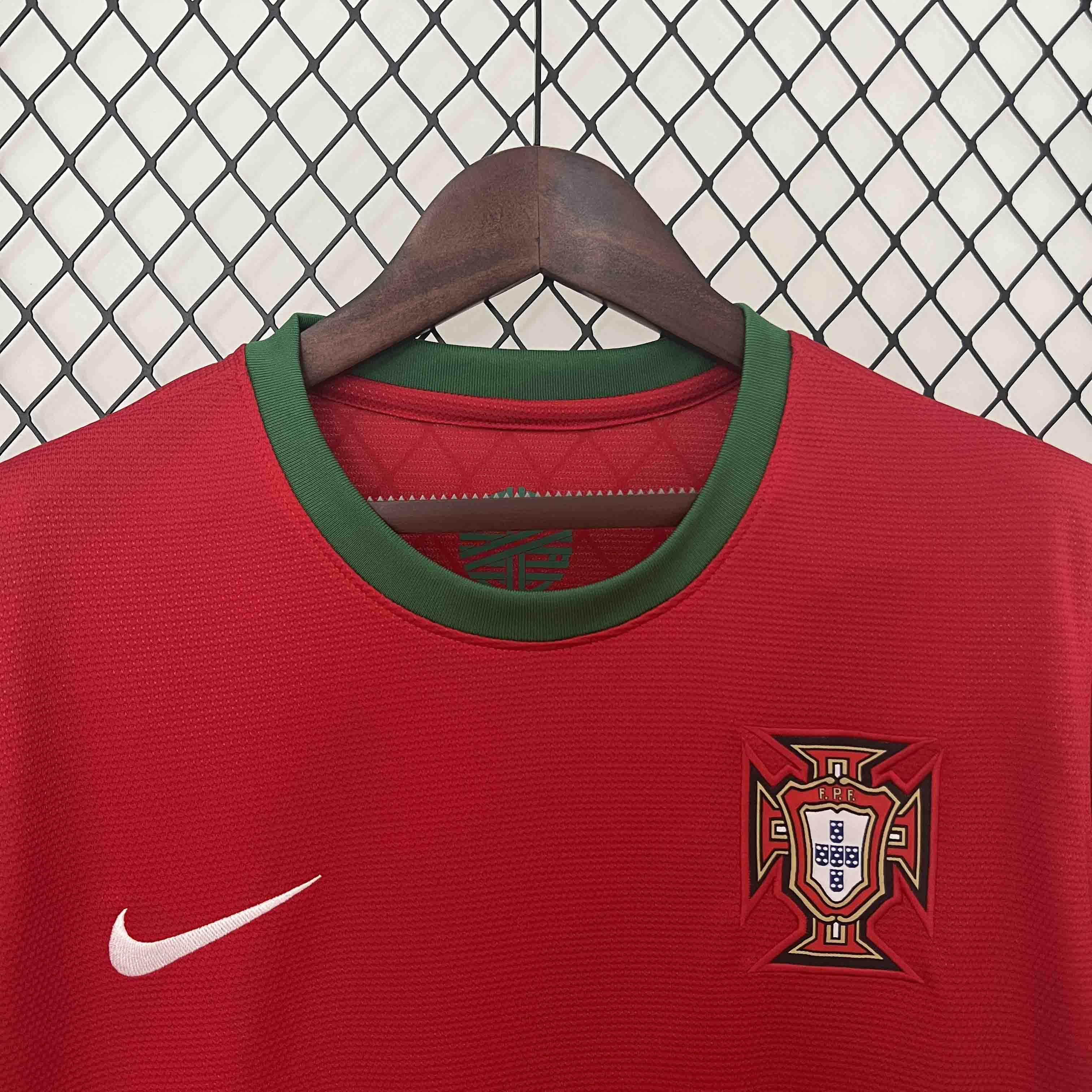 2012 Portugal  Euro Cup Home Retro Jersey - view 5
