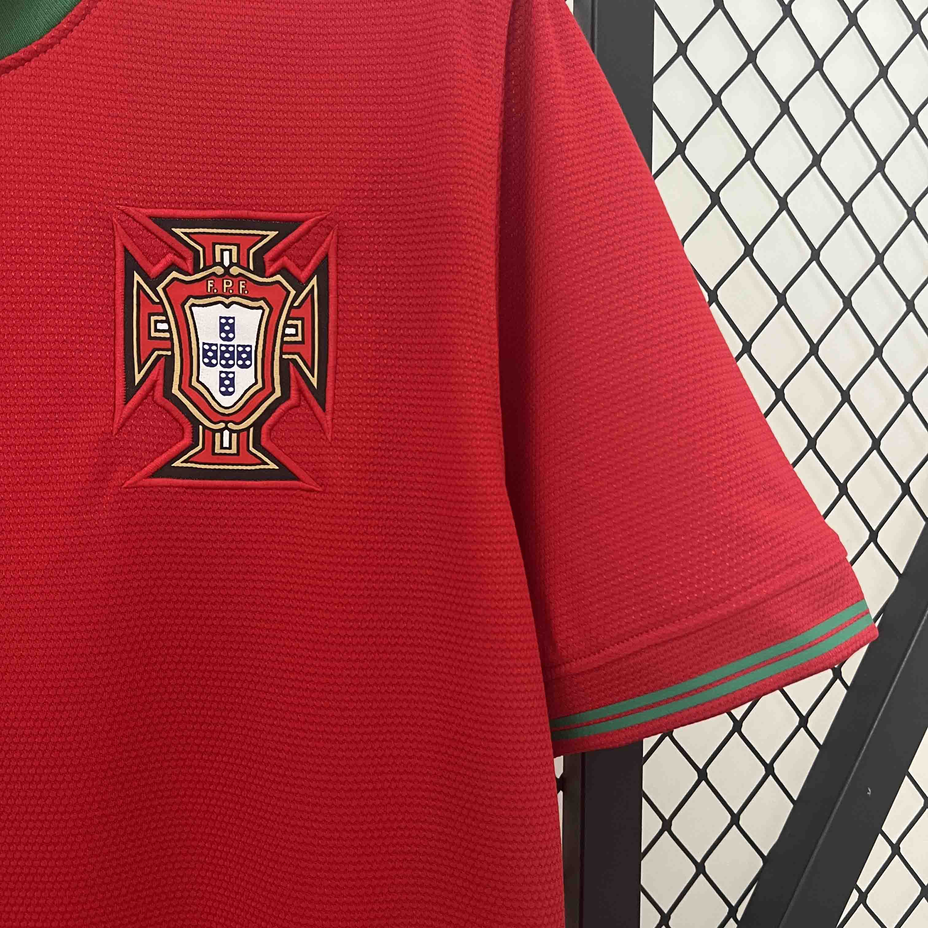 2012 Portugal  Euro Cup Home Retro Jersey - view 6