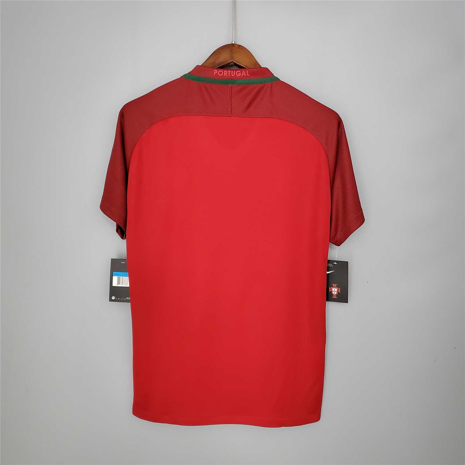 2016 Portugal  Euro Cup Home Retro Jersey - view 3