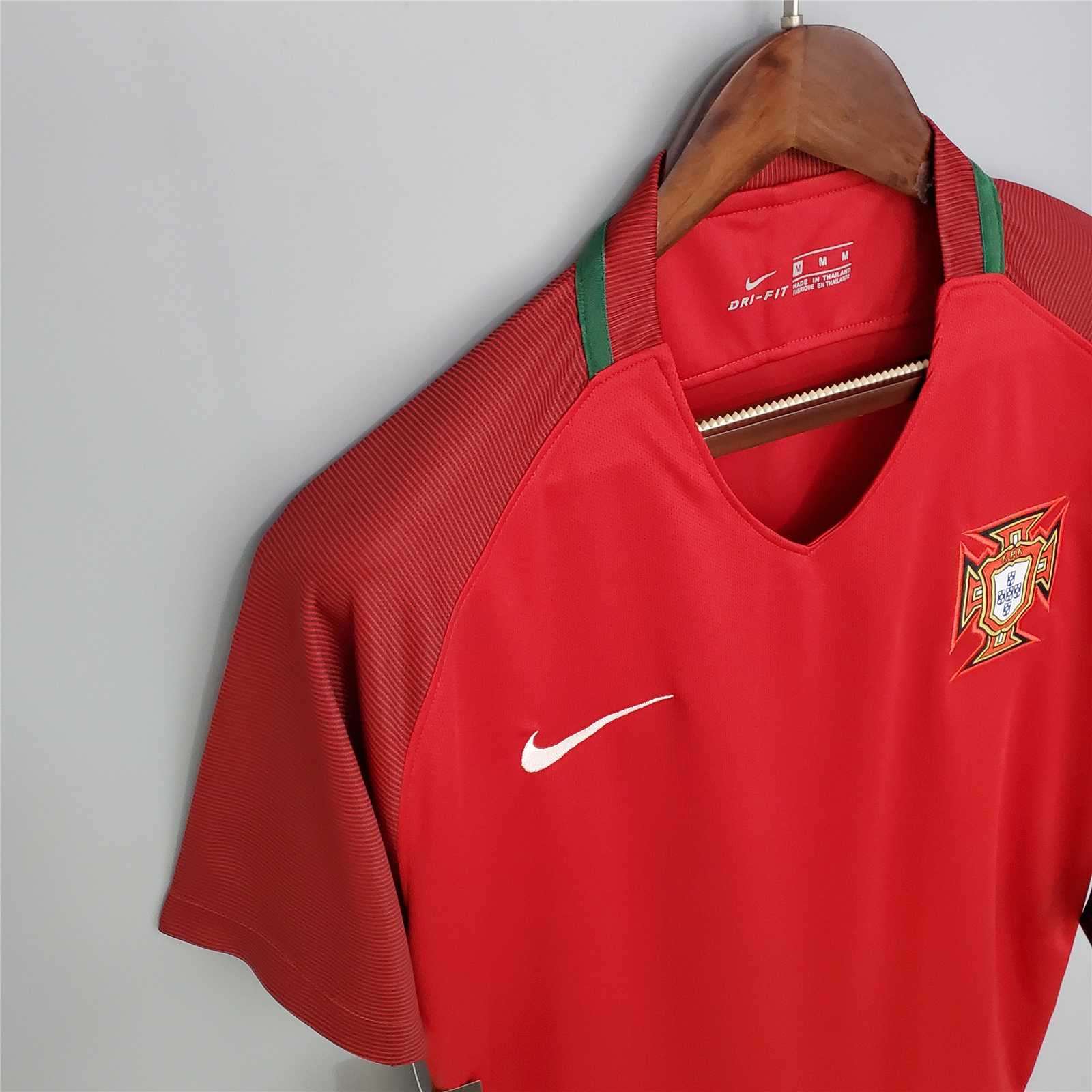 2016 Portugal  Euro Cup Home Retro Jersey - view 10
