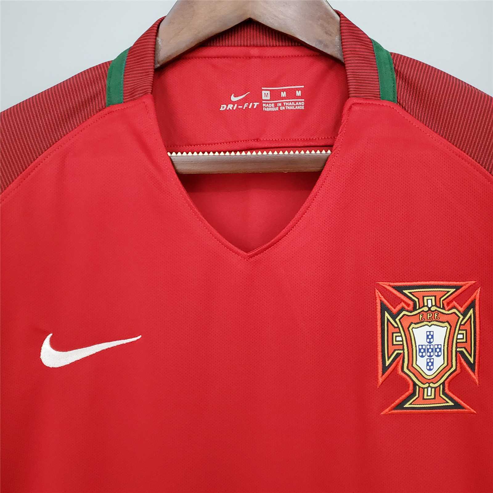 2016 Portugal  Euro Cup Home Retro Jersey - view 11