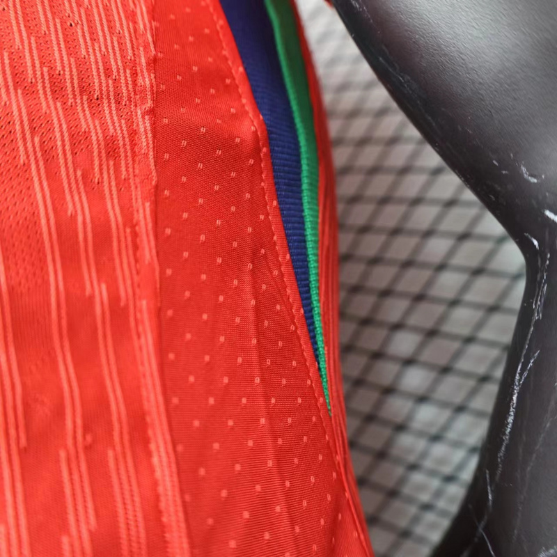 2024 Portugal Euro Cup Home Soccer Jersey Player Edition - view 4