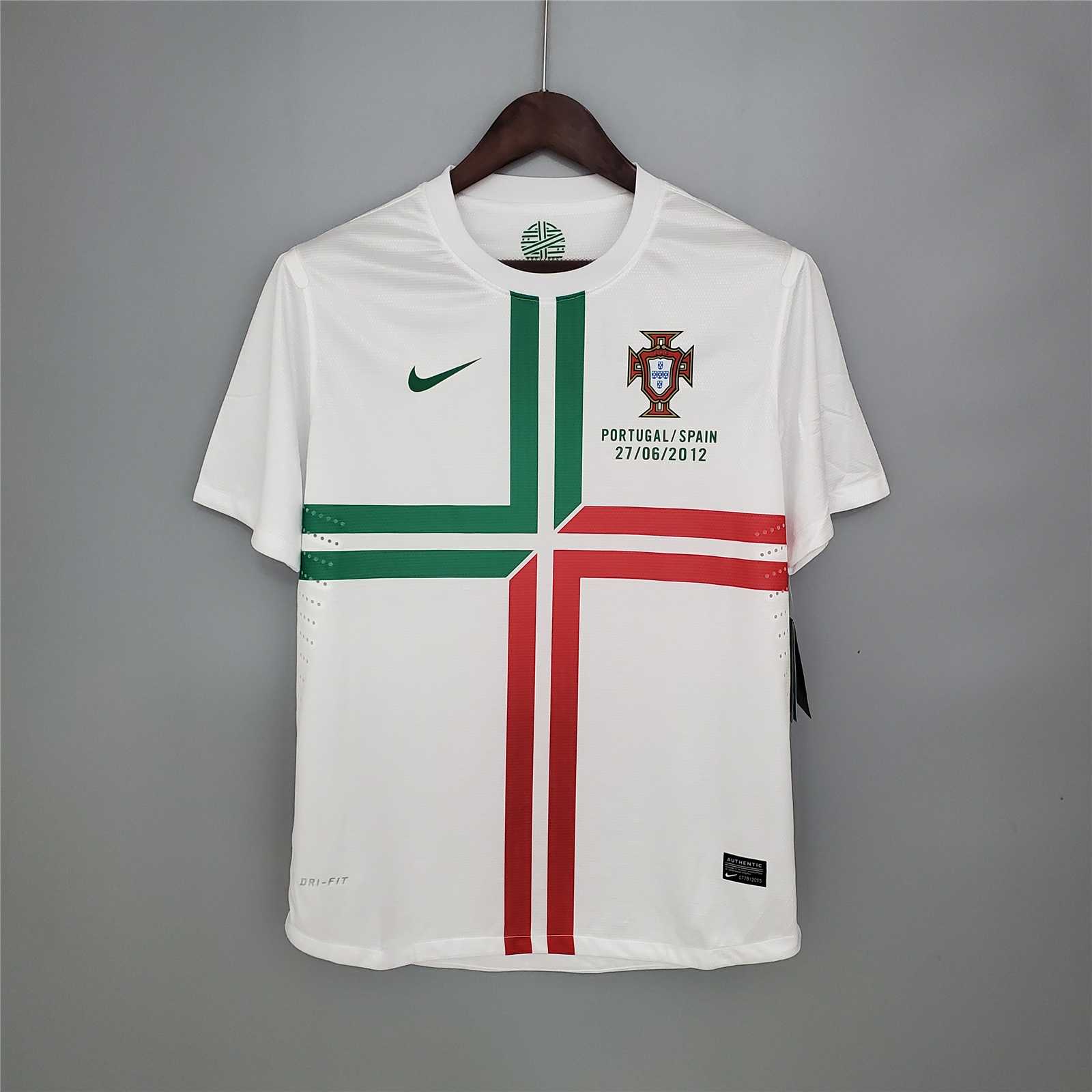 2012 Portugal  Euro Cup Away Retro Jersey