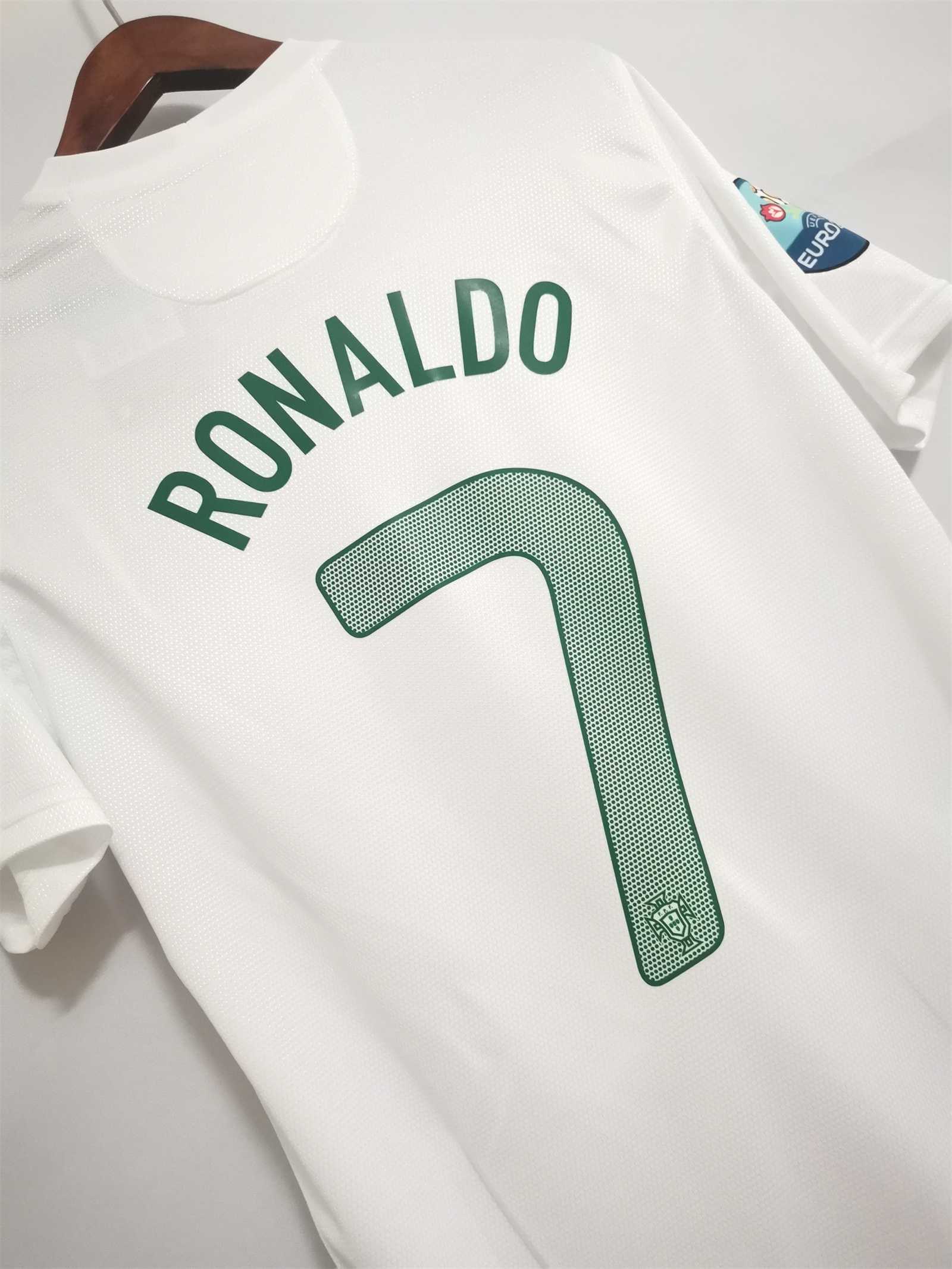 2012 Portugal  Euro Cup Away Retro Jersey - view 14