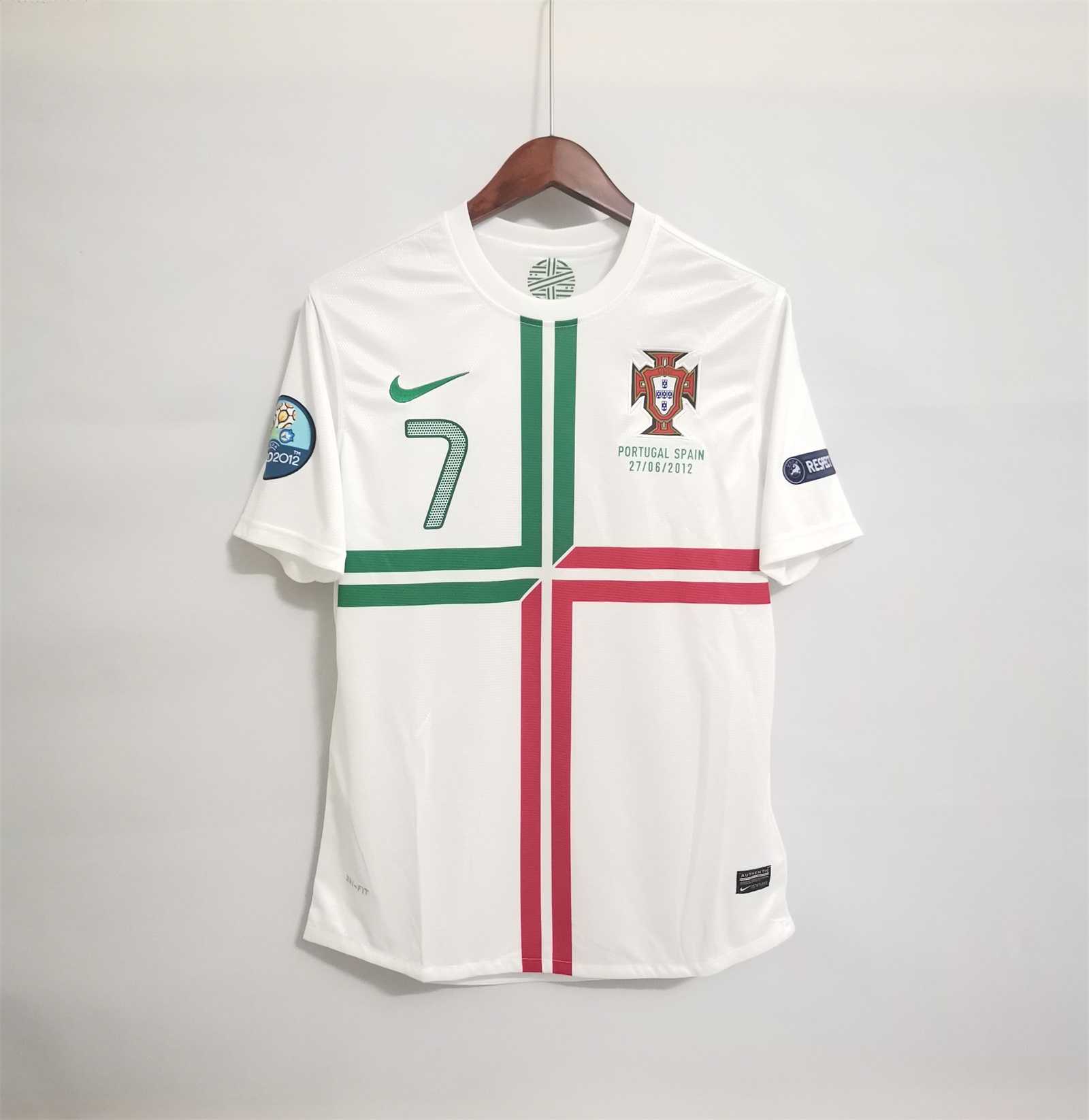 2012 Portugal  Euro Cup Away Retro Jersey - view 22